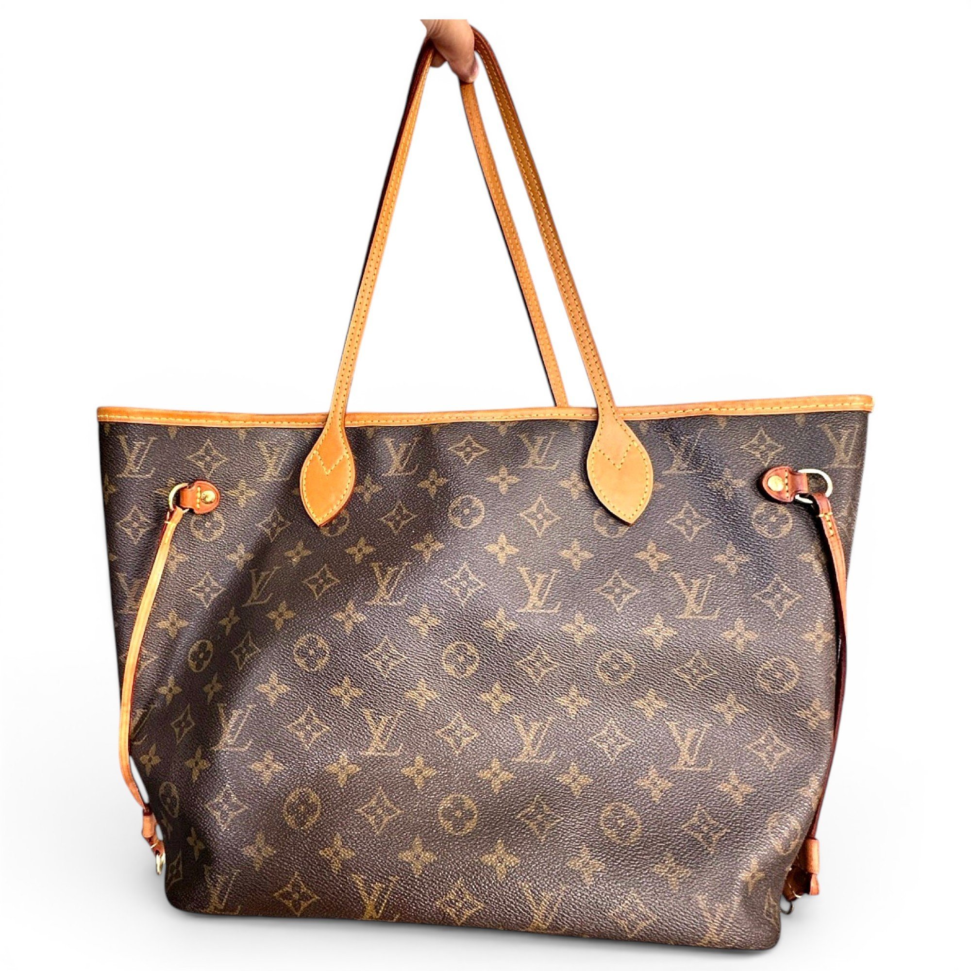 Neverfull leather tote