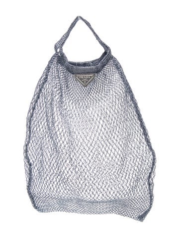 Enameled Metal Triangle Tote Vintage