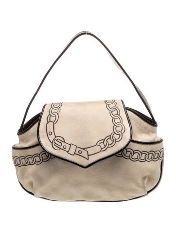 Suede Shoulder Bag Vintage