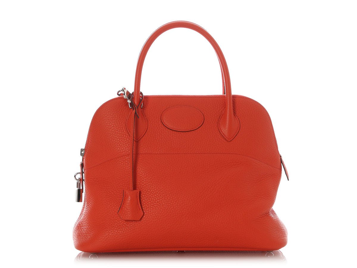 Hermes Hermès Orange Clémence Bolide 31