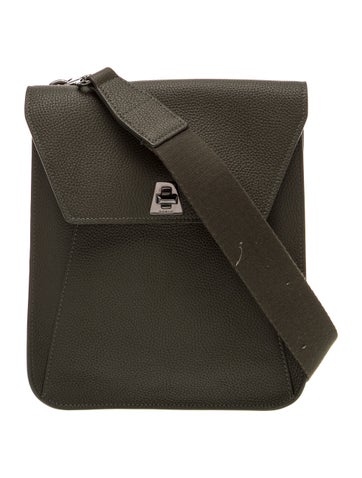 Akris Leather Messenger Bag