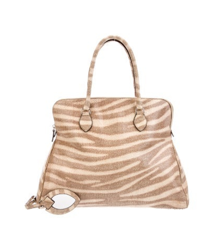 Alaia Leather Top Handle Bag