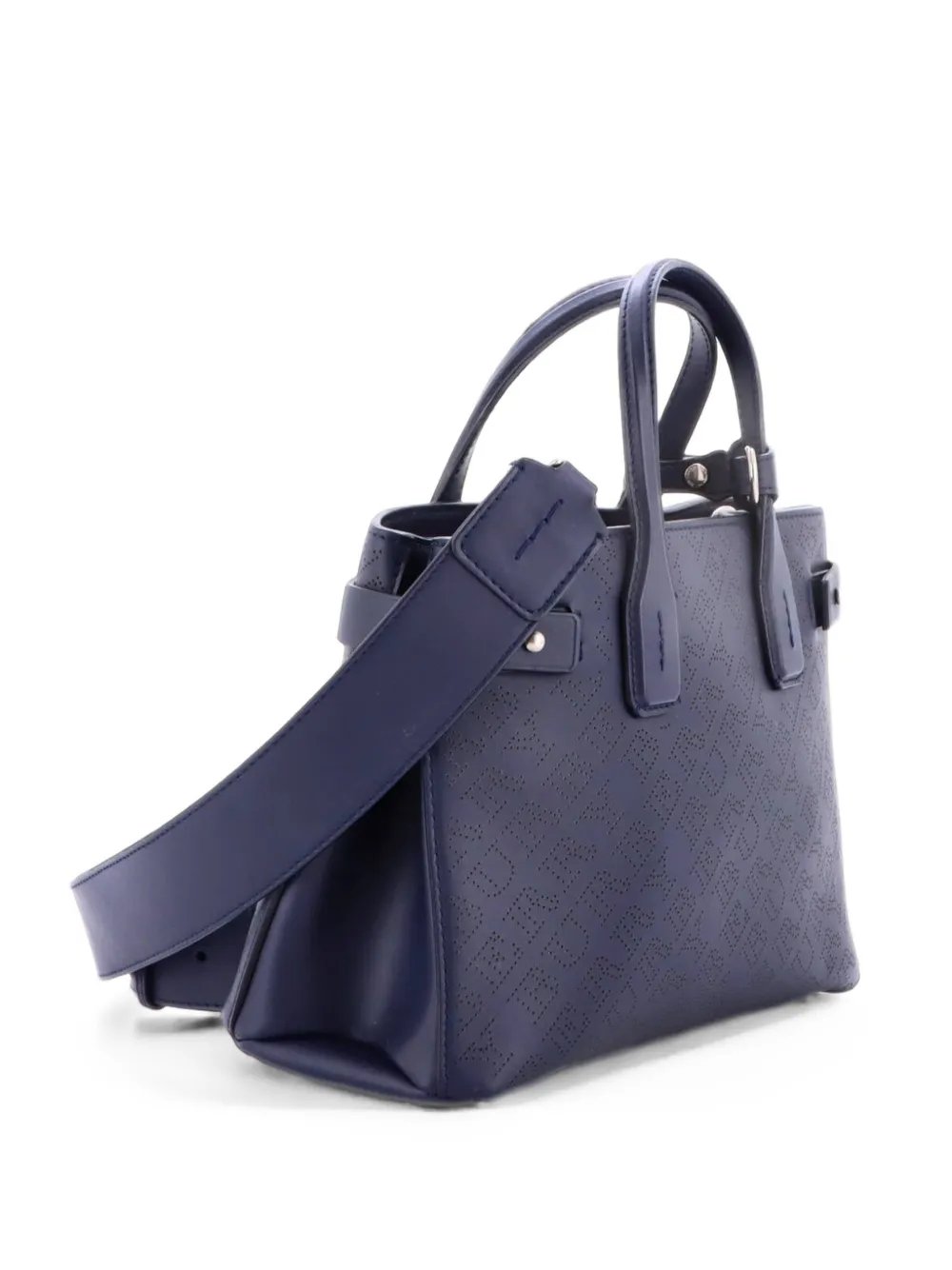 Banner NM Perforated Leather Small tote bag