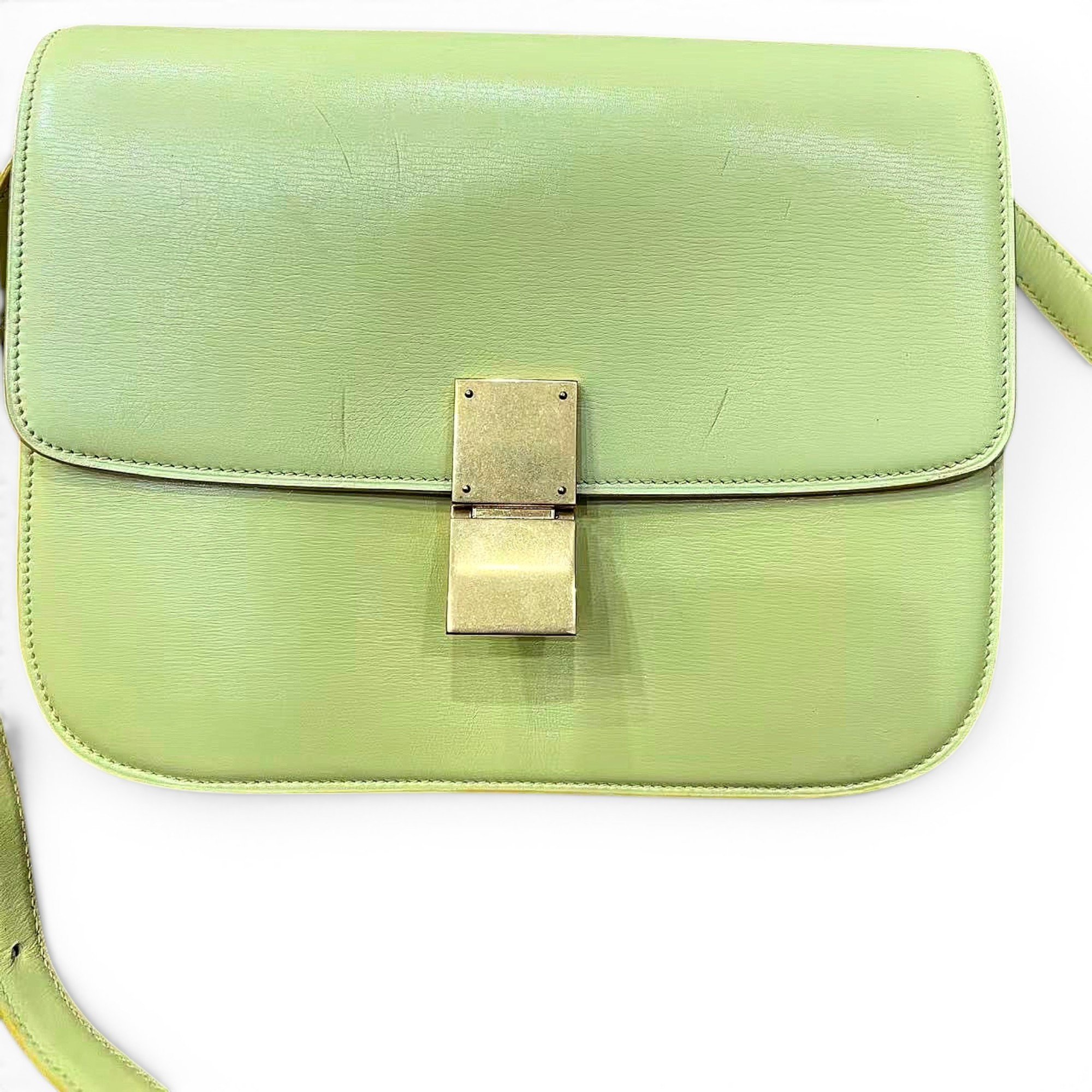 Classic leather handbag