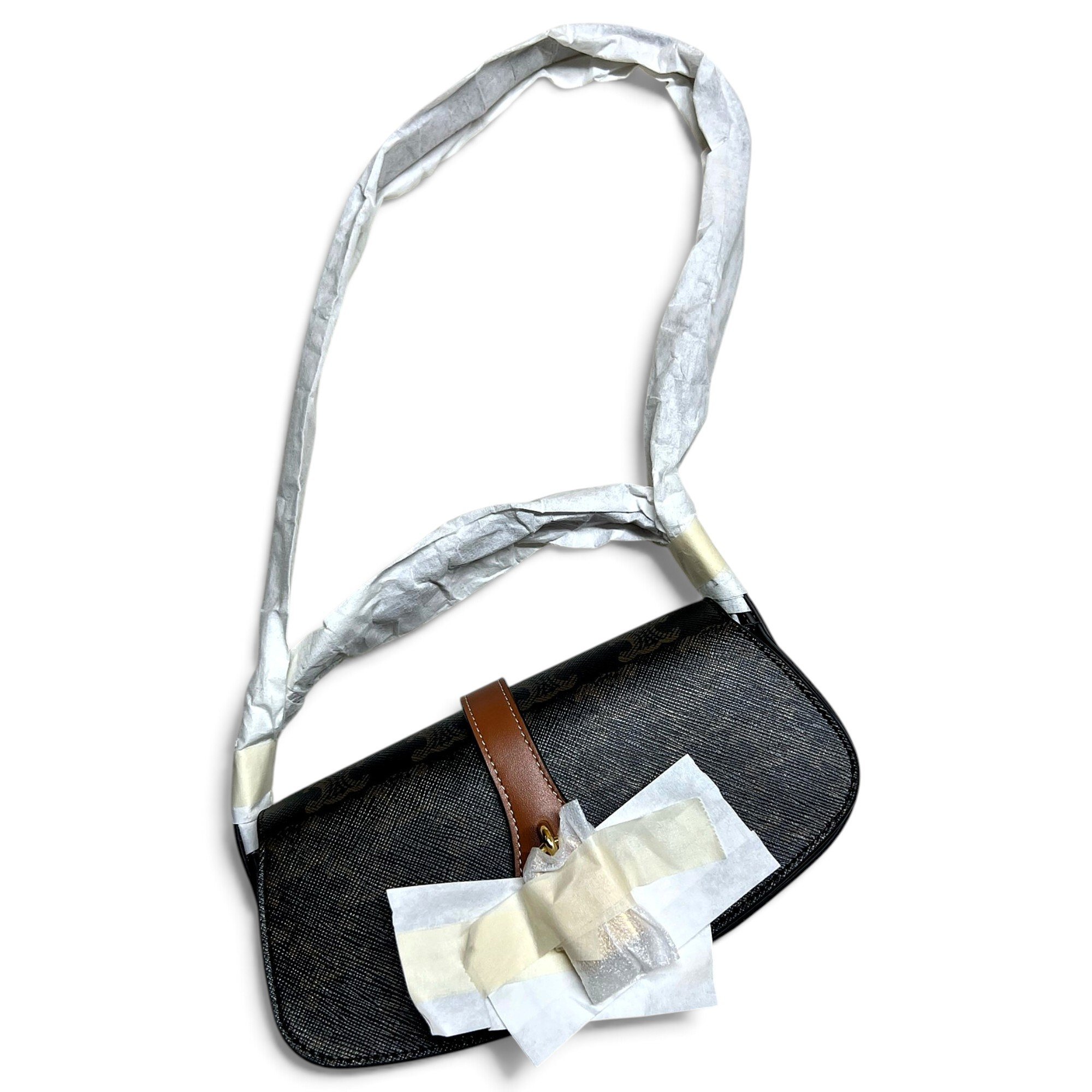 Bridge Lock leather handbag