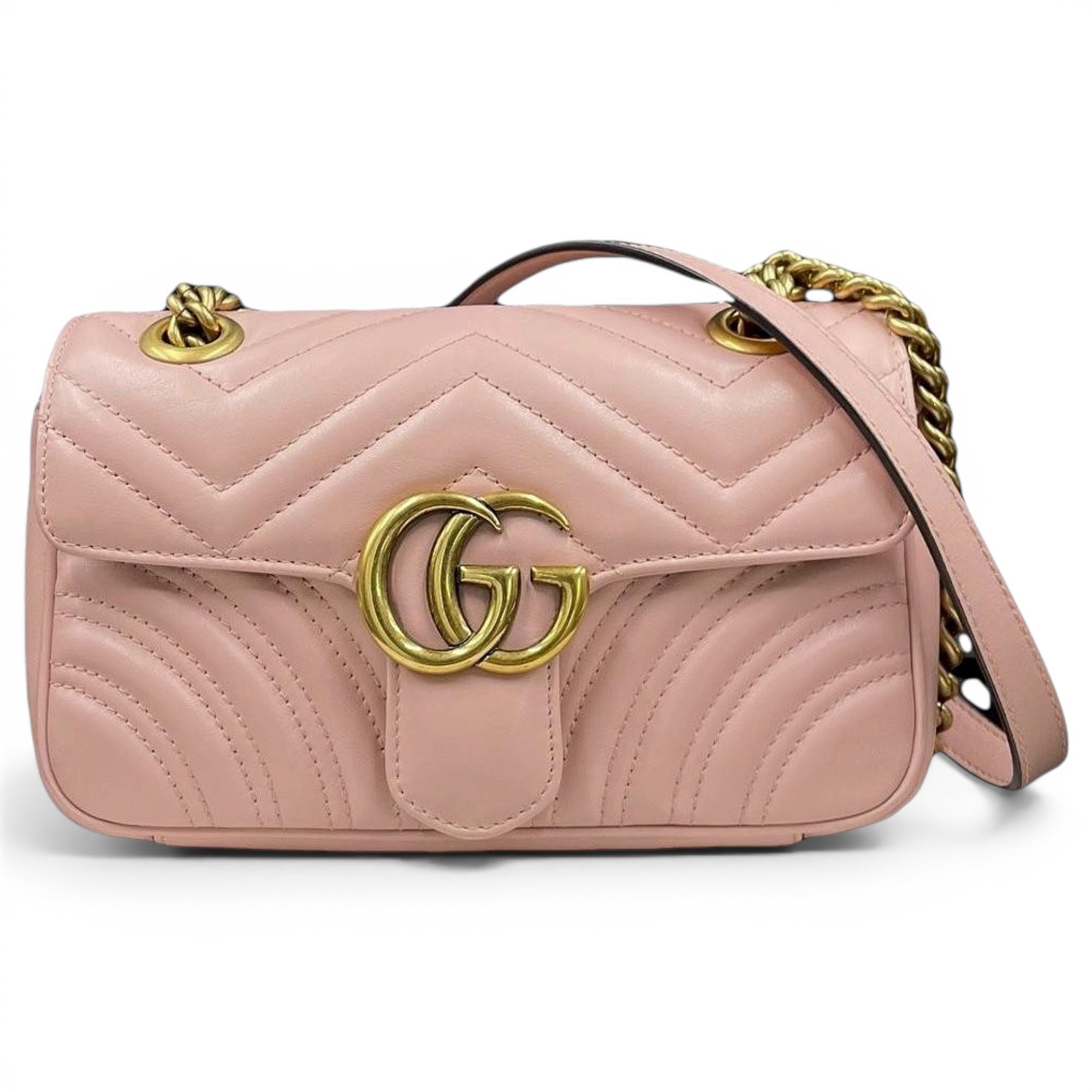 GG Marmont Flap leather handbag