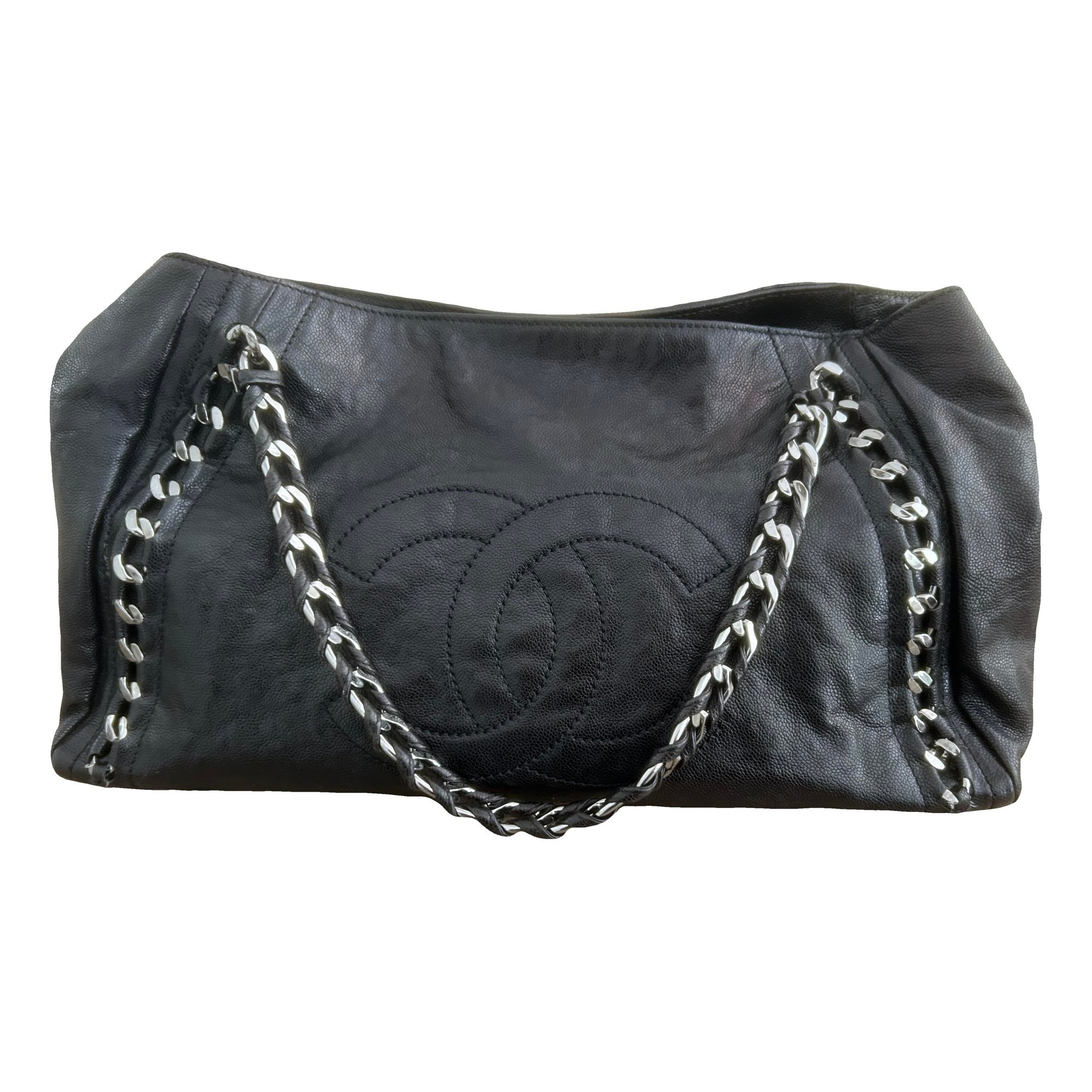 Leather tote