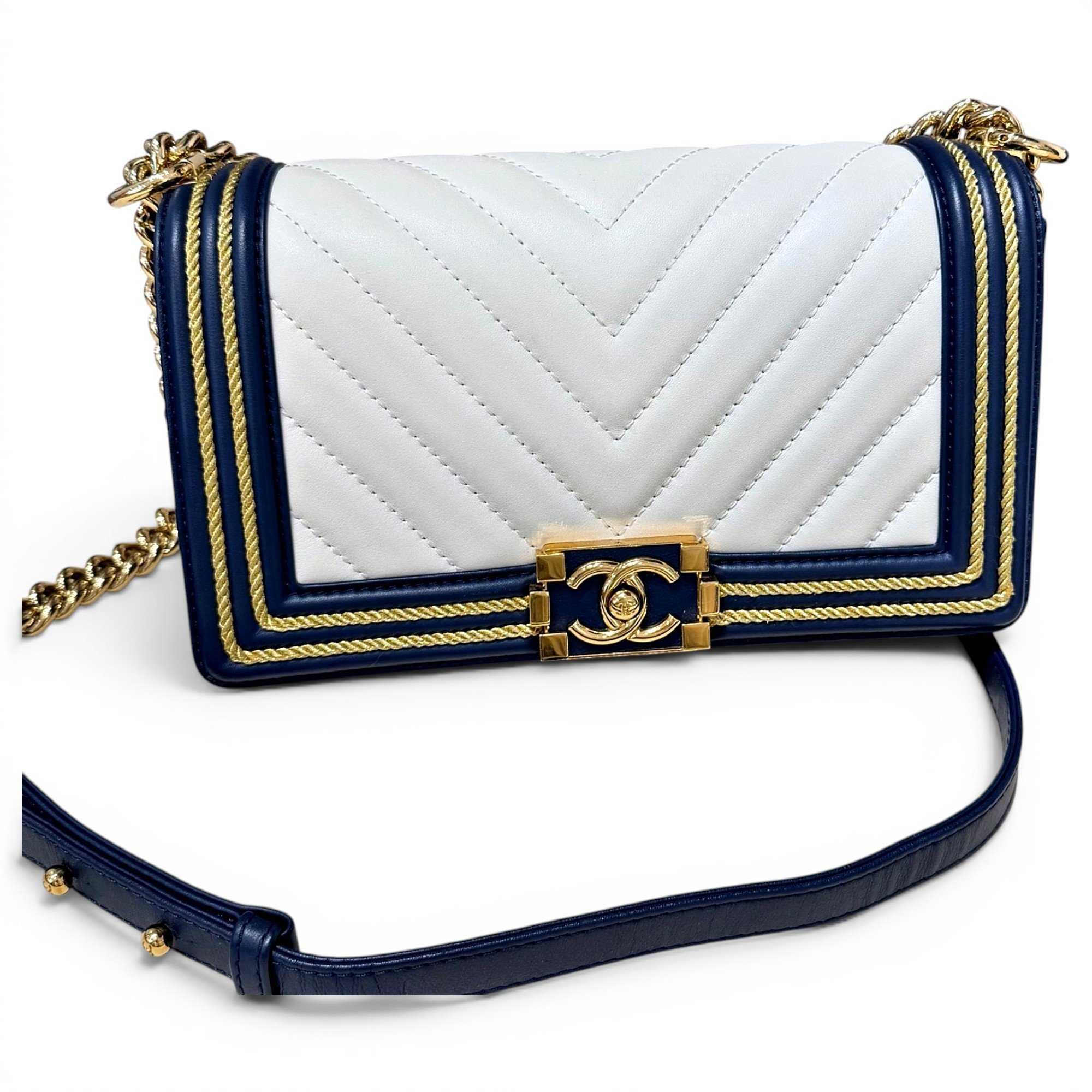 Boy leather crossbody bag