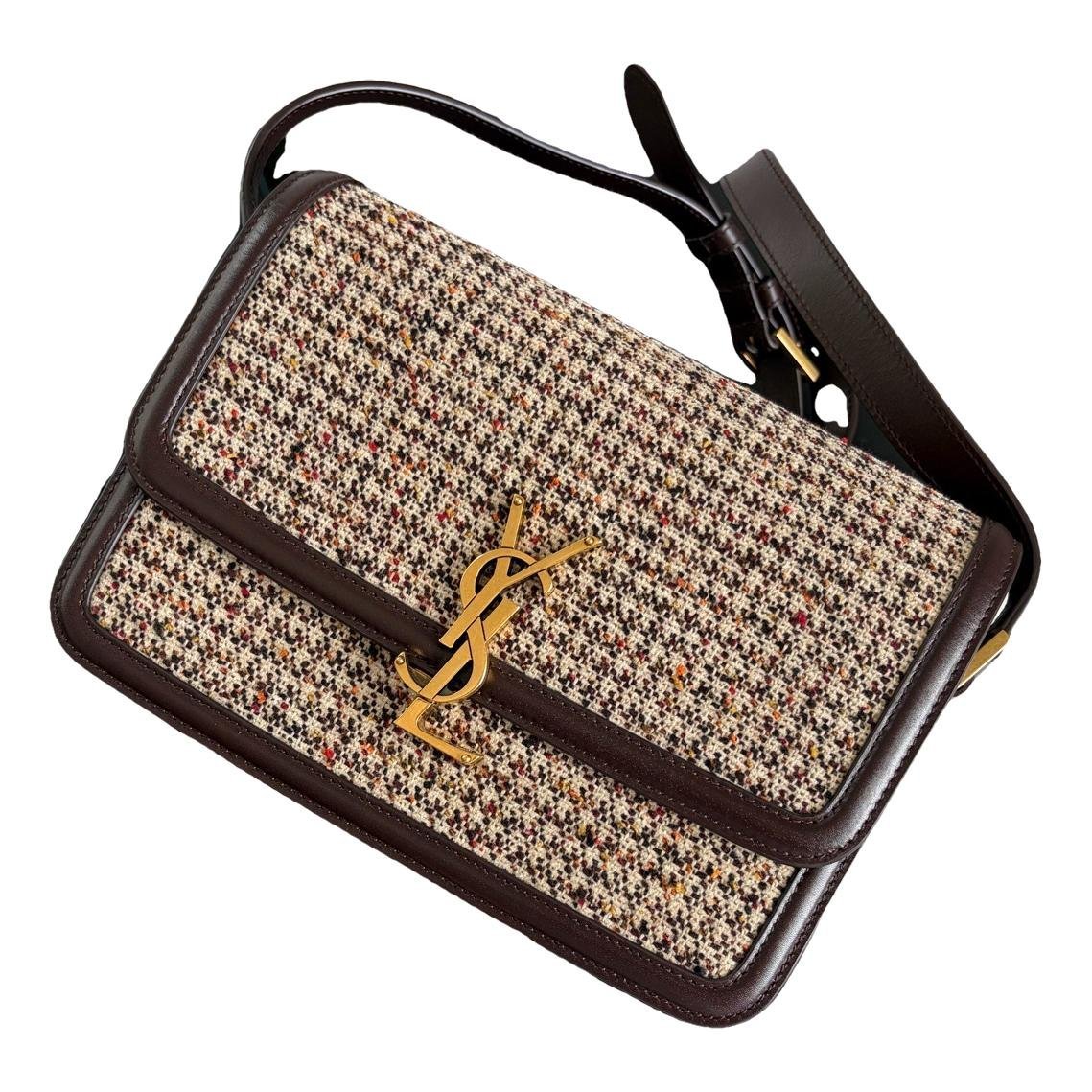 Solférino tweed handbag