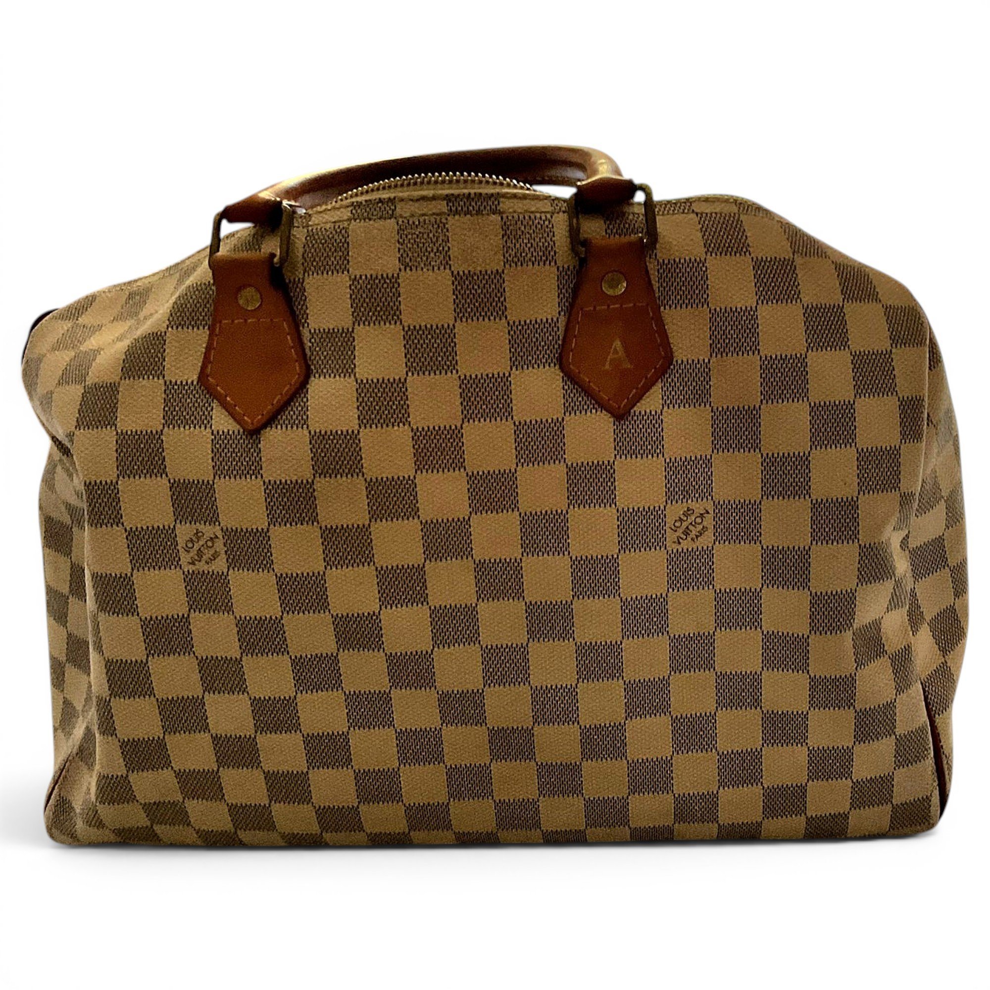 Speedy leather handbag
