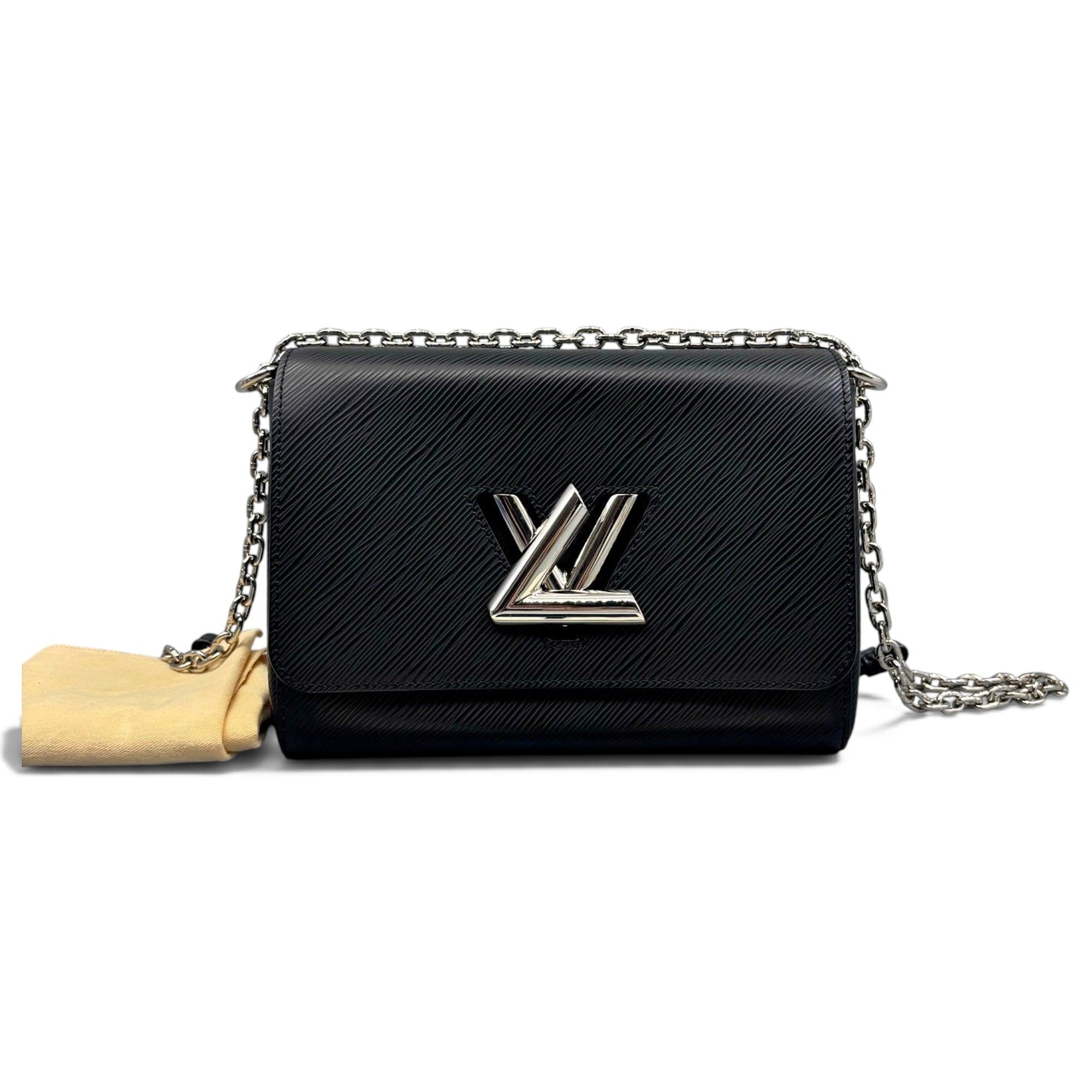 Twist leather crossbody bag