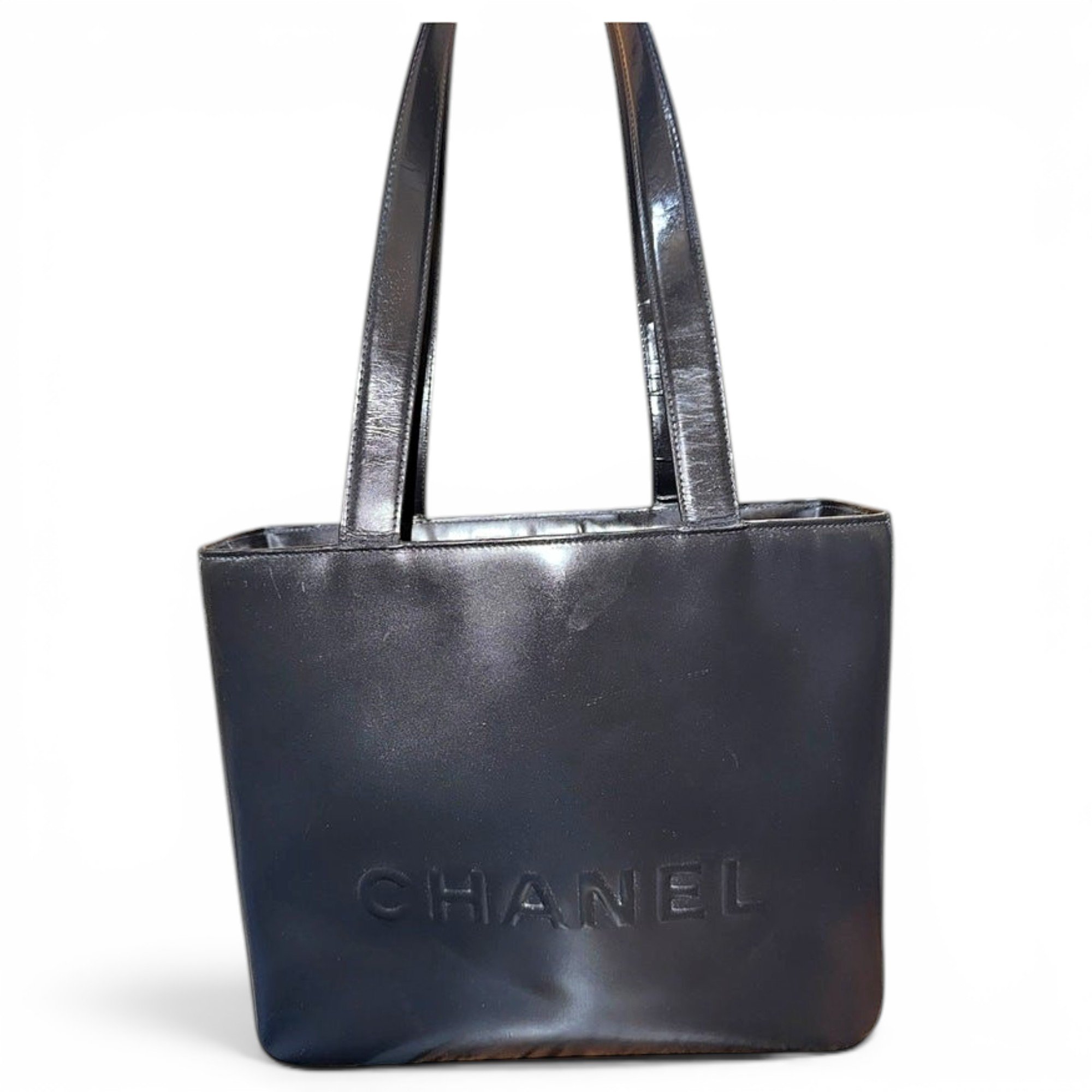 Leather tote