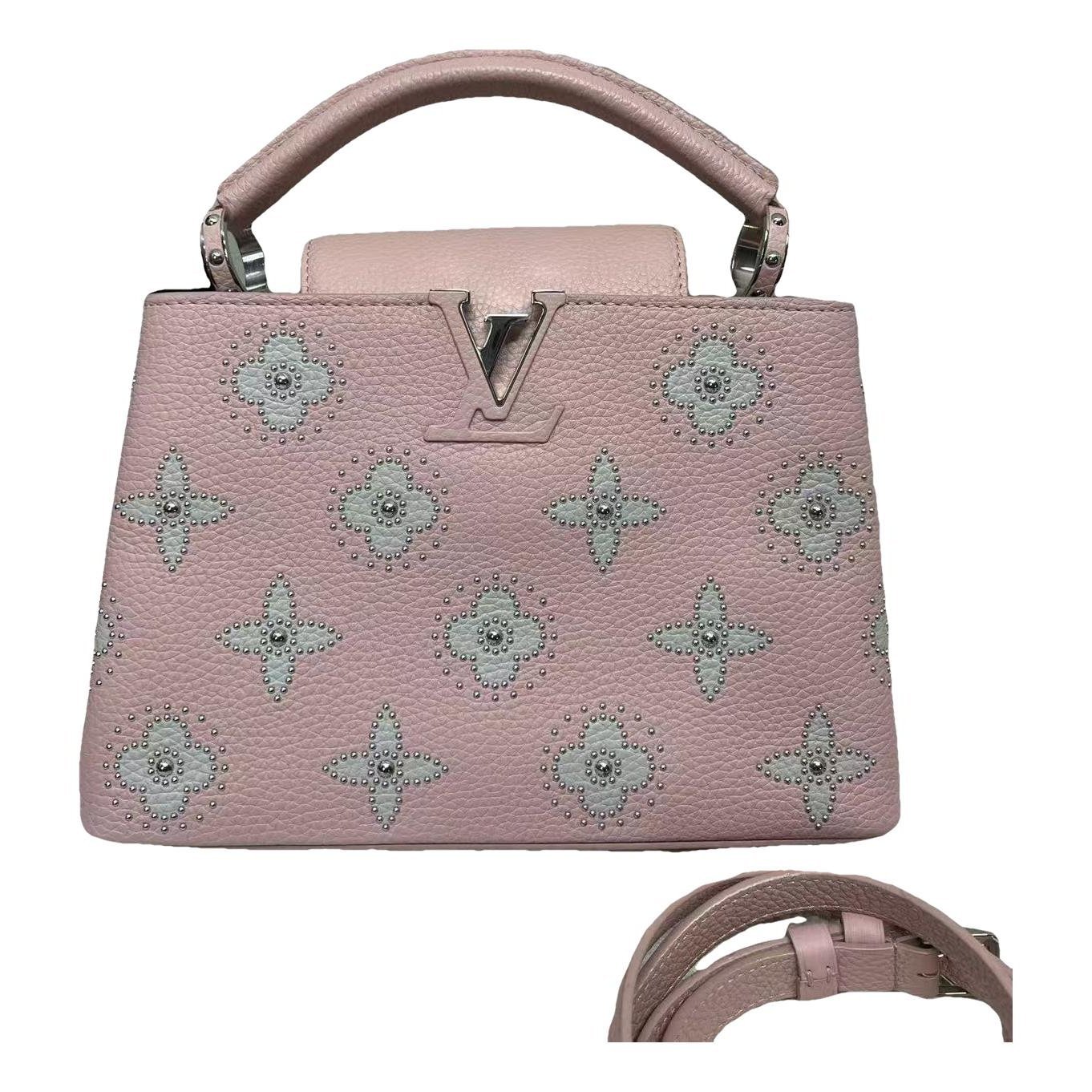 Capucines leather handbag