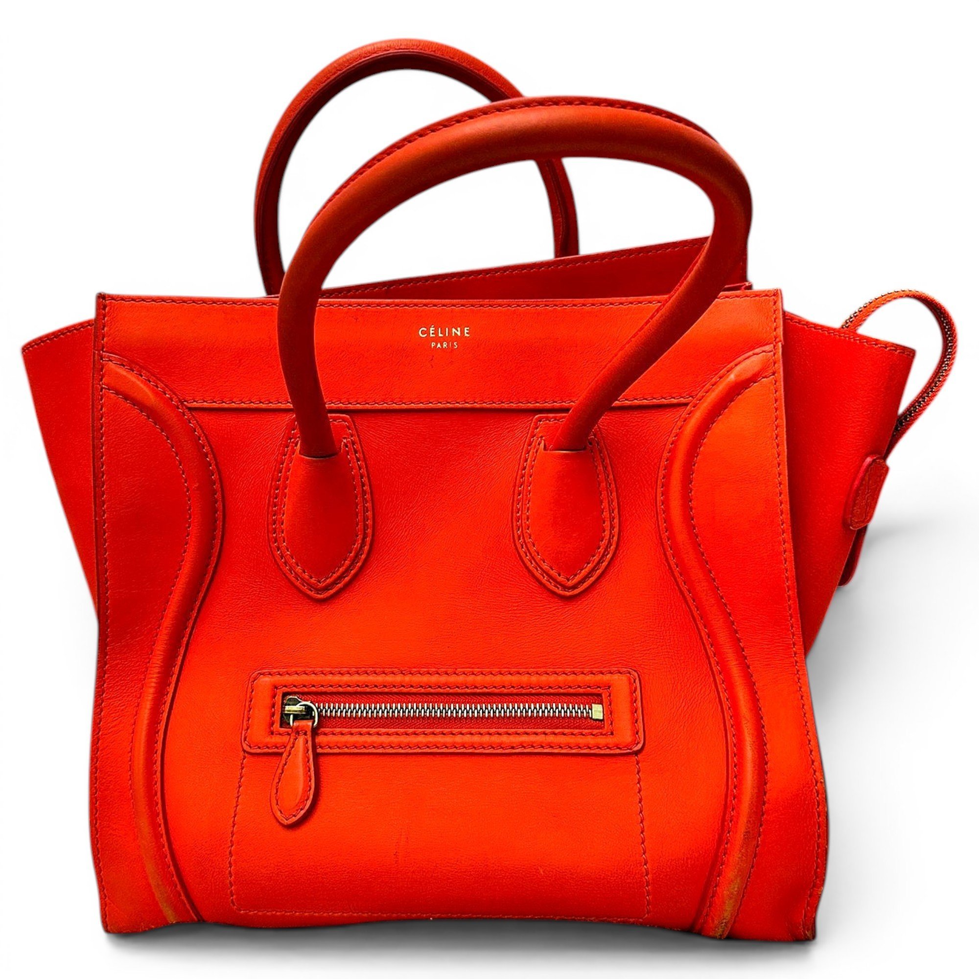 Luggage leather handbag