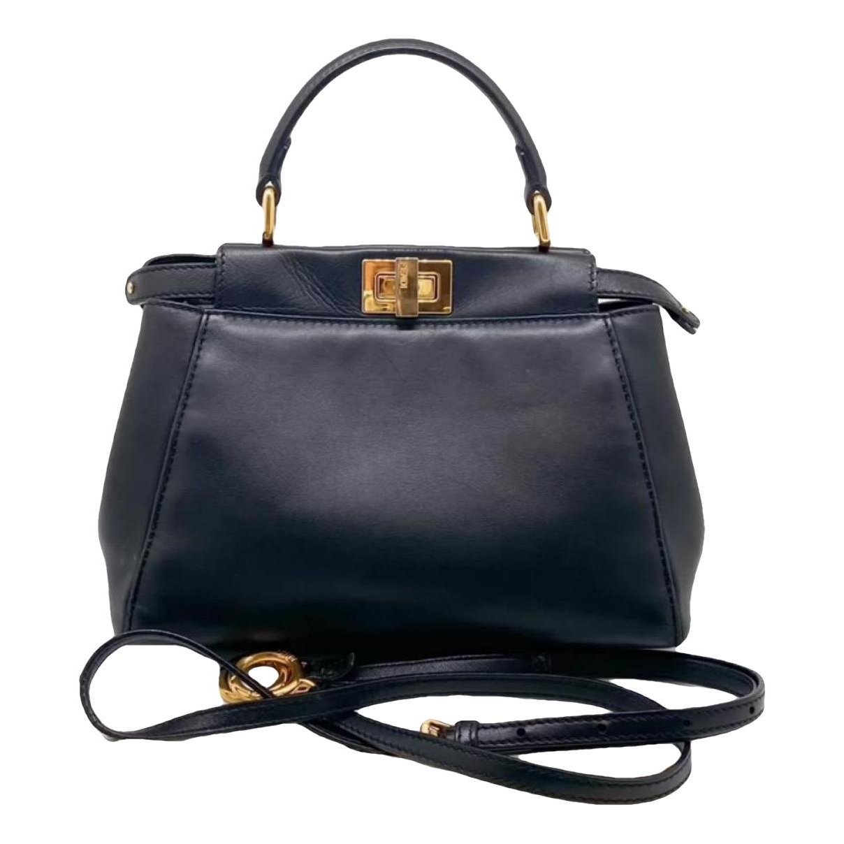 Peekaboo leather handbag