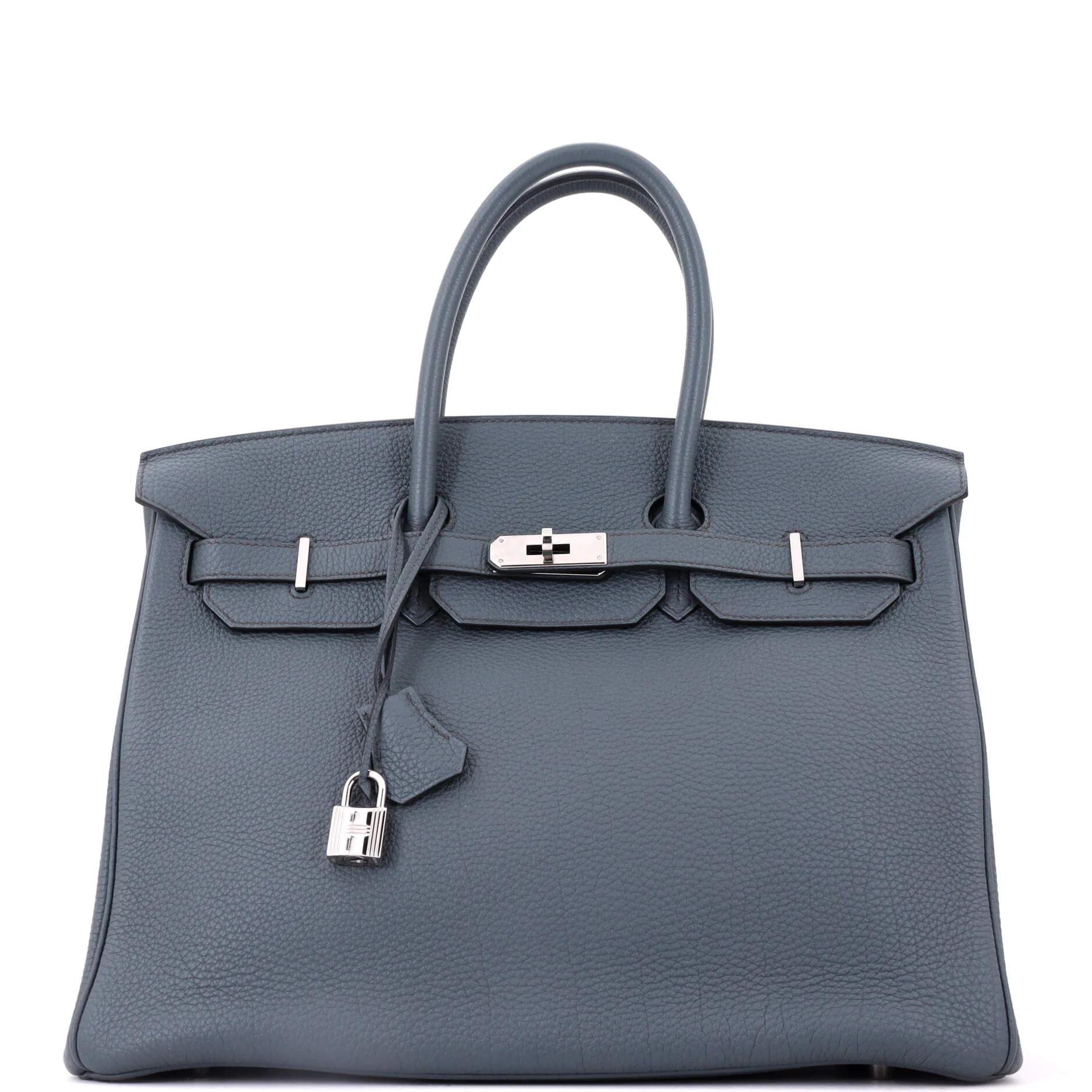 Birkin 35 leather tote
