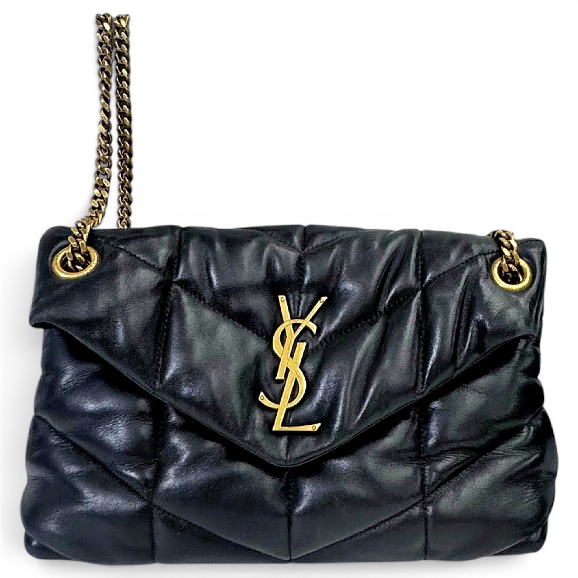 Loulou Puffer leather crossbody bag