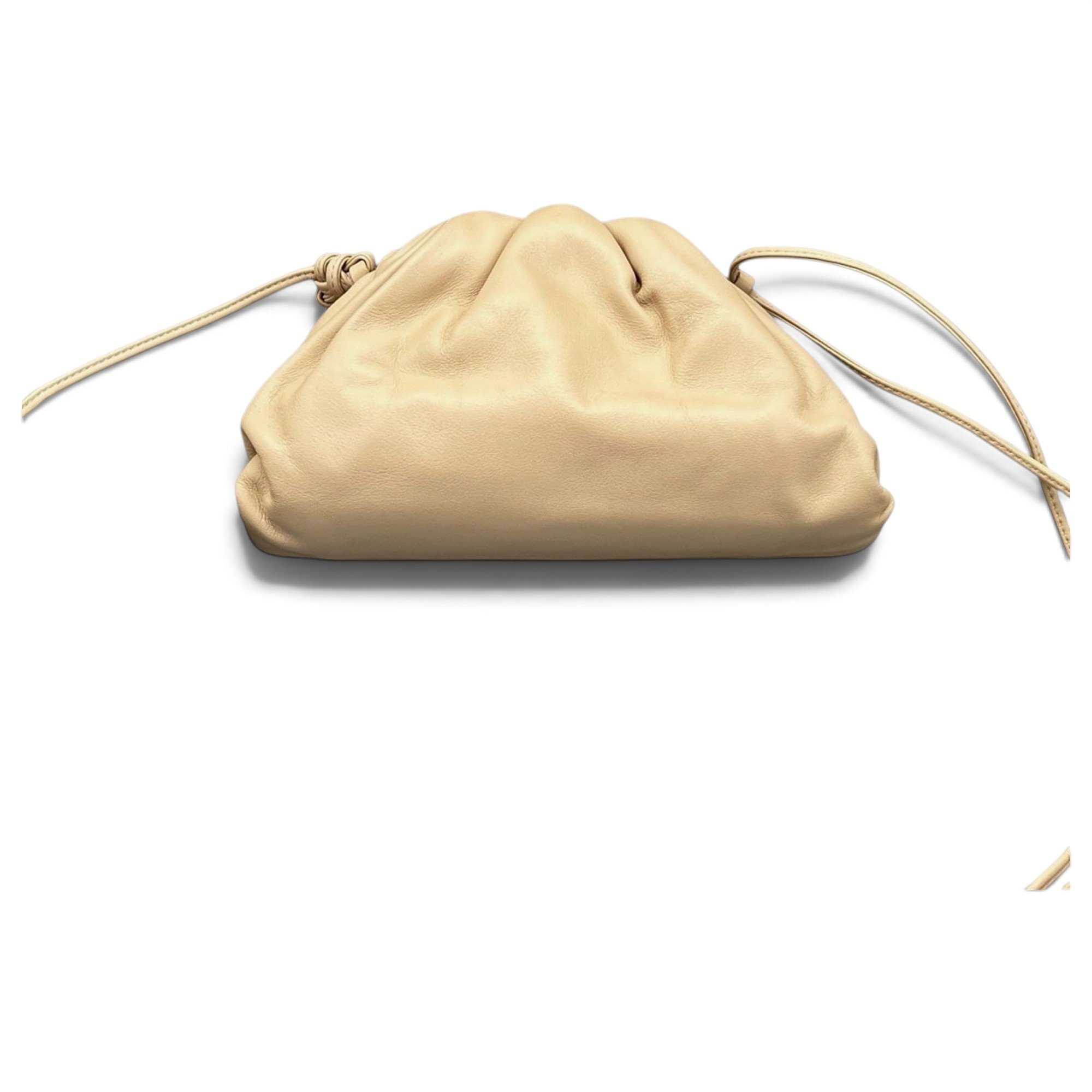 Pouch leather handbag