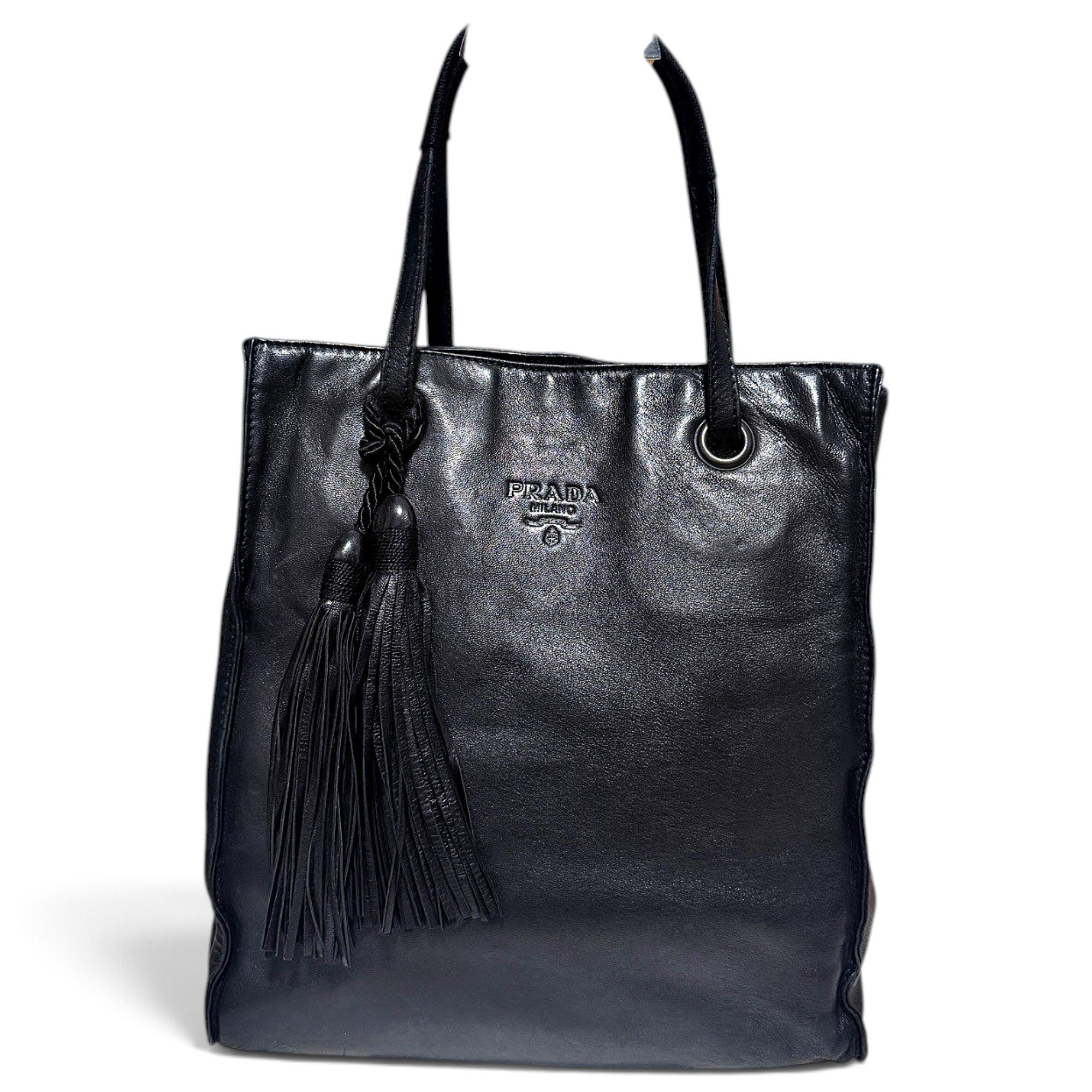 Leather handbag