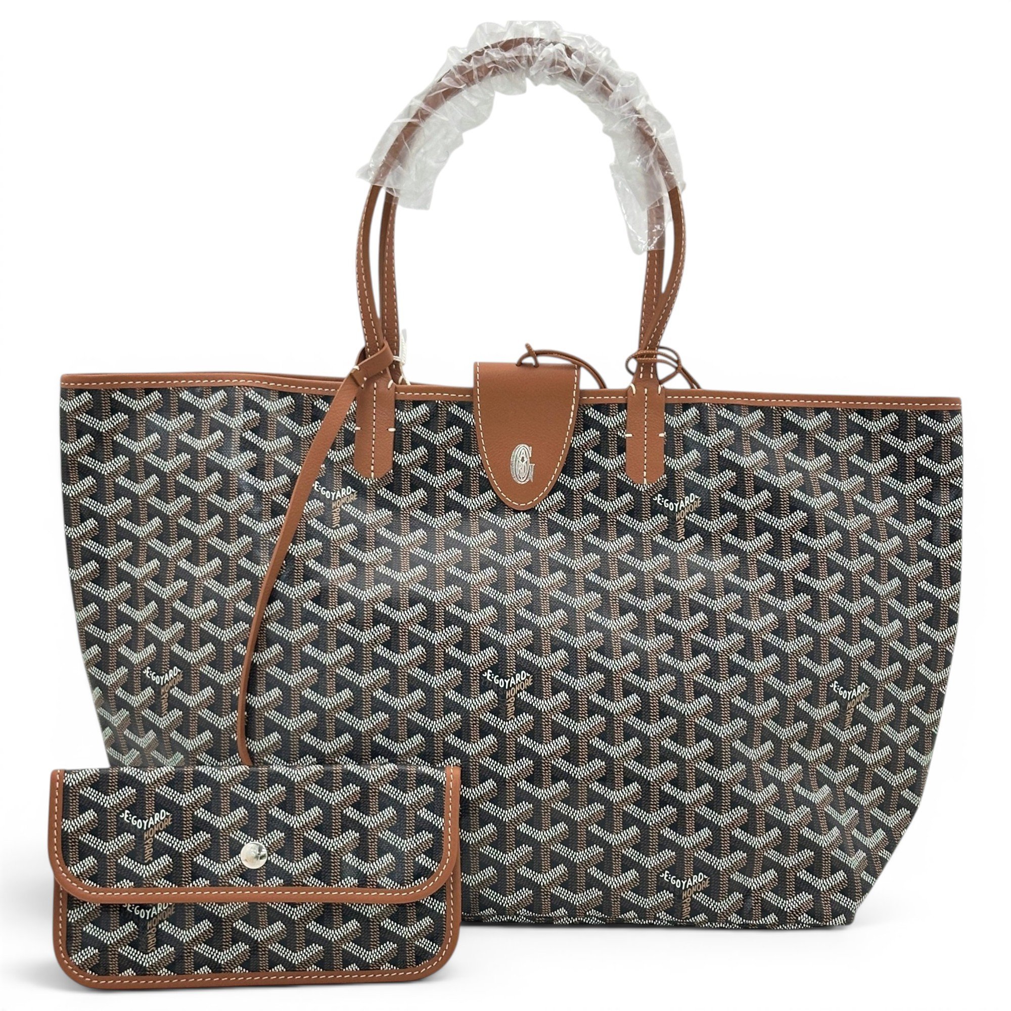 Goyard Saint-Louis leather tote