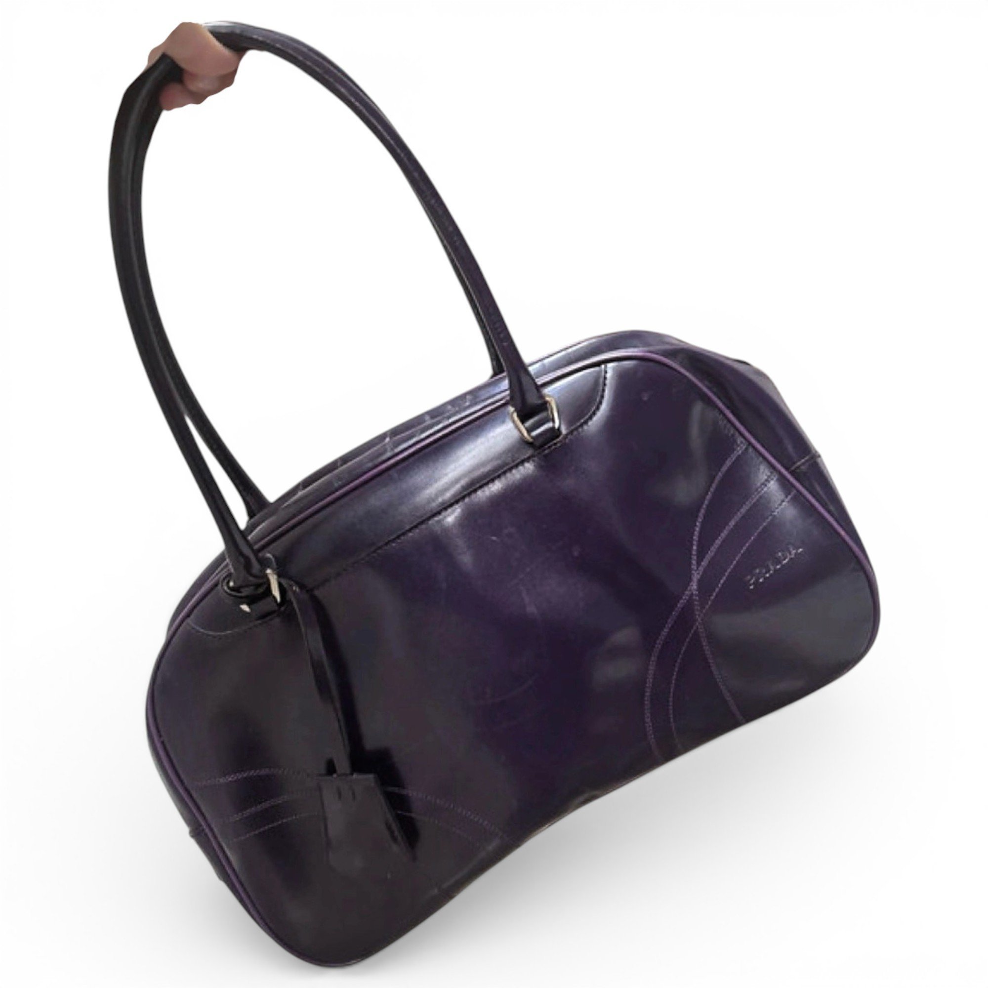Bowling leather bowling bag