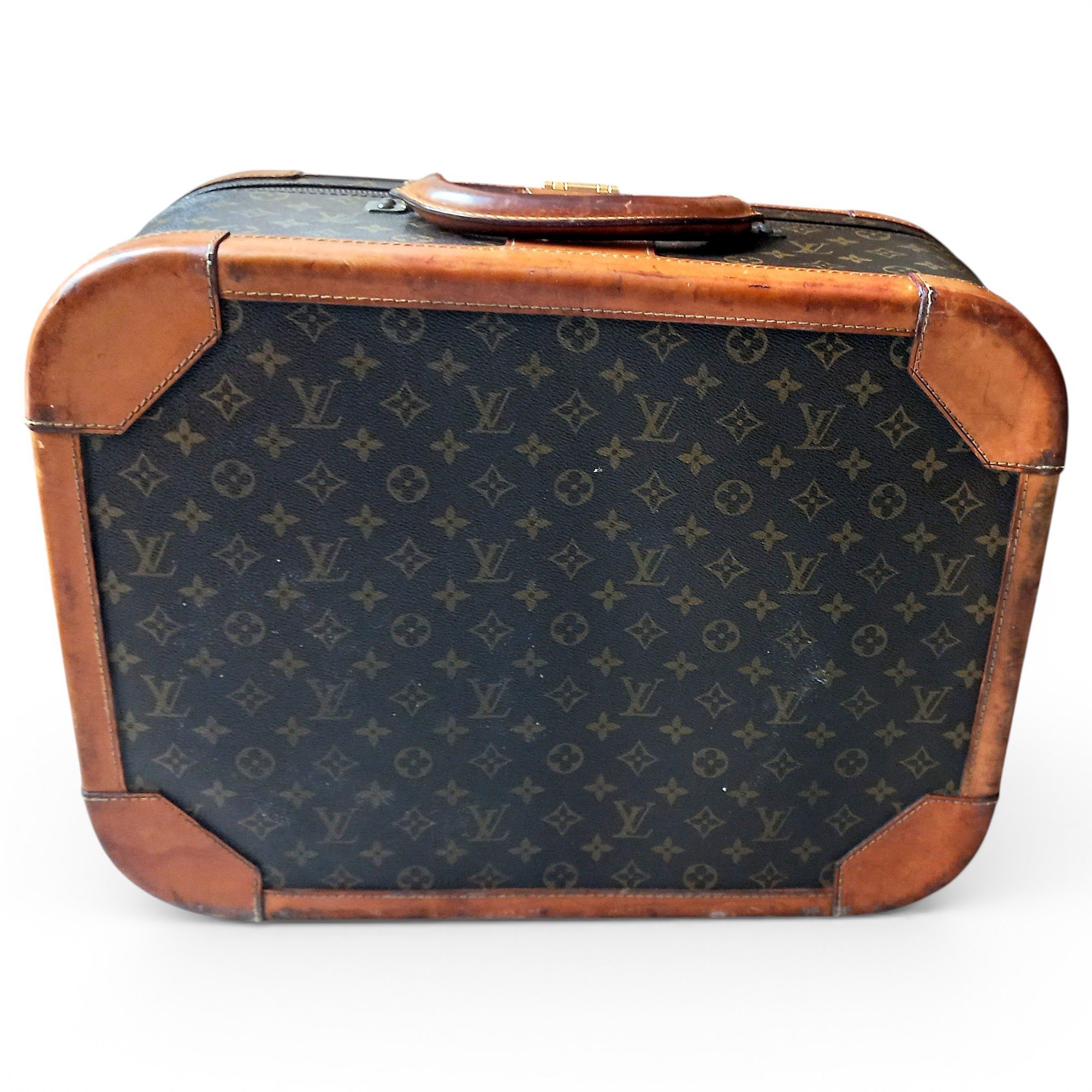 Stratos leather travel bag