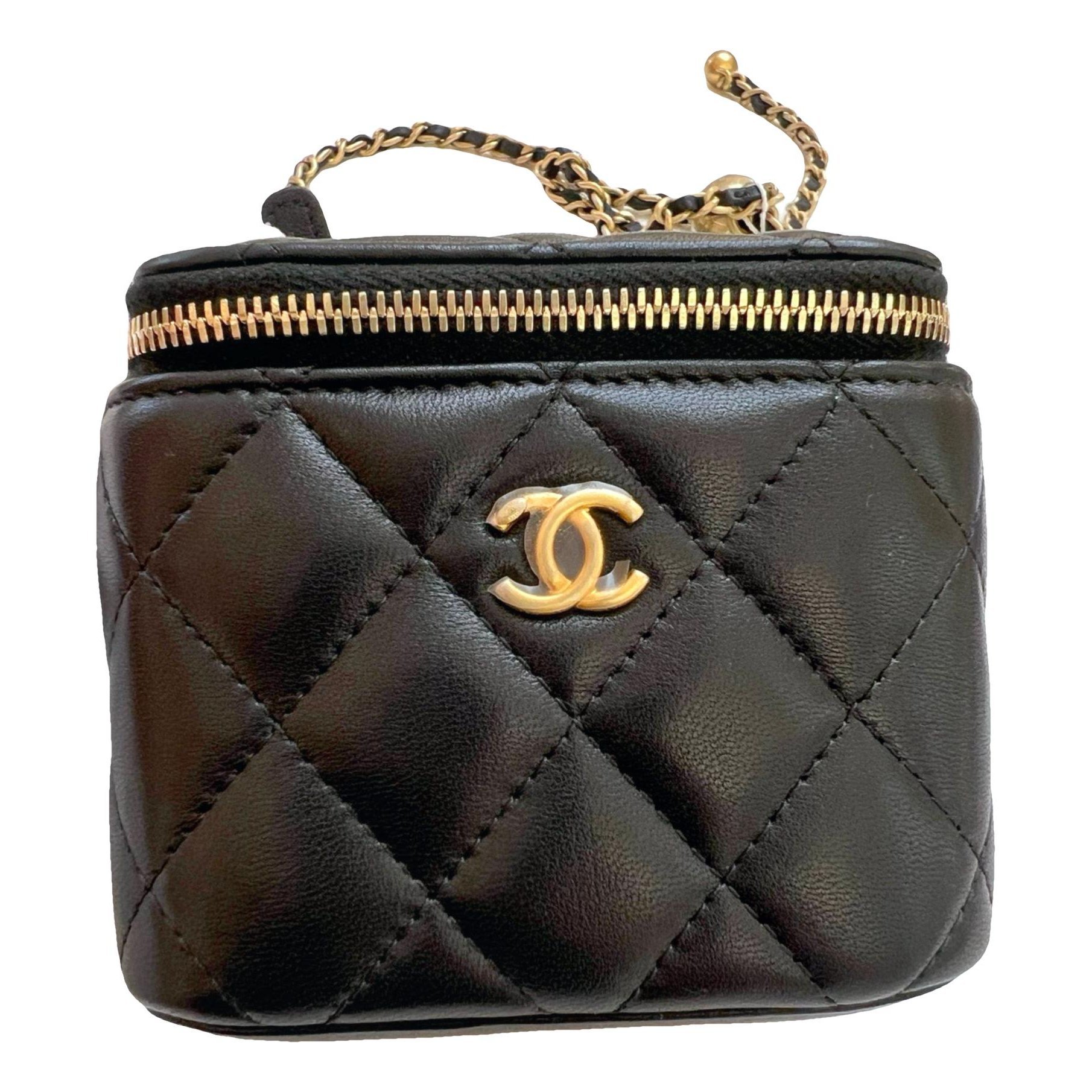 Trendy CC Vanity leather handbag