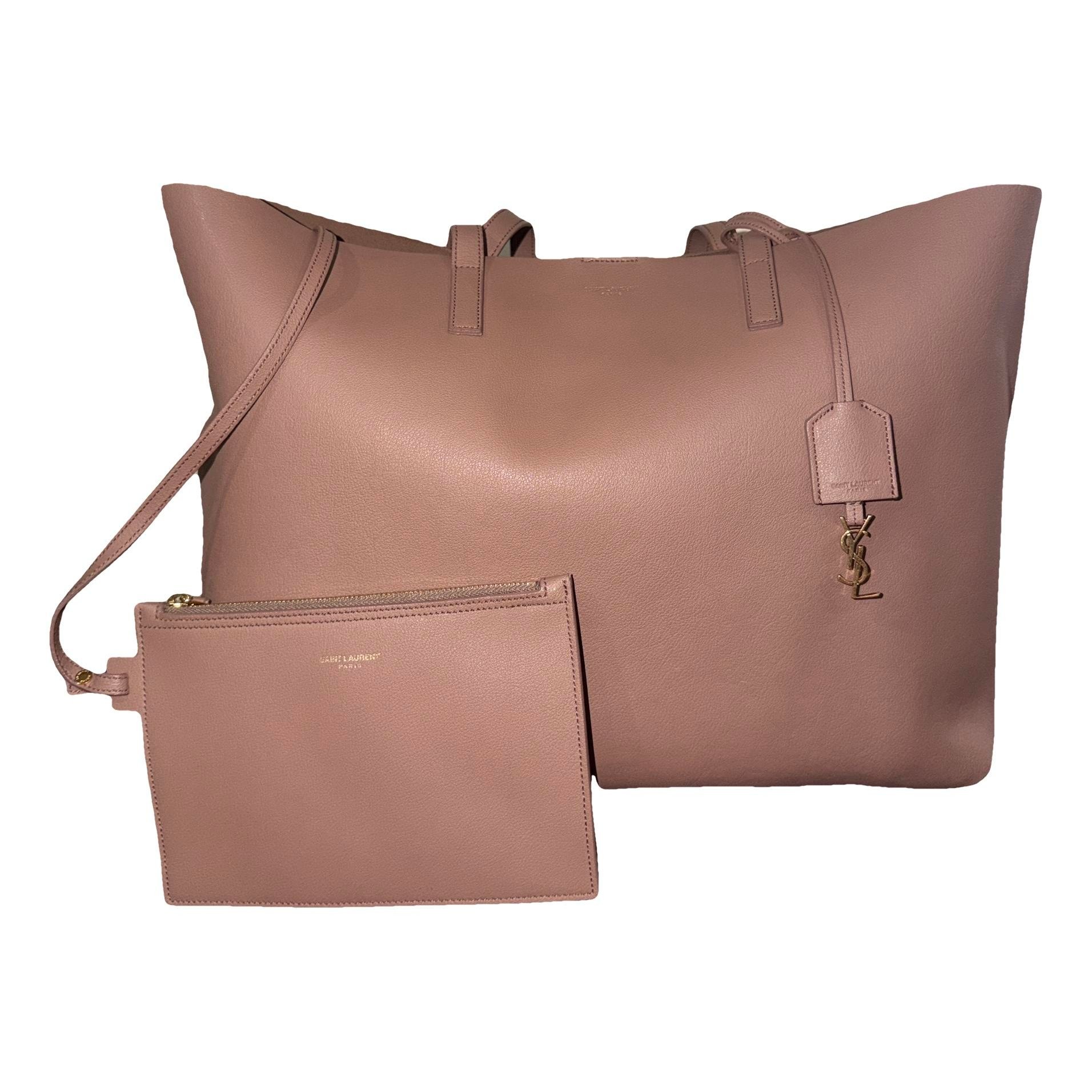 Shopping leather tote