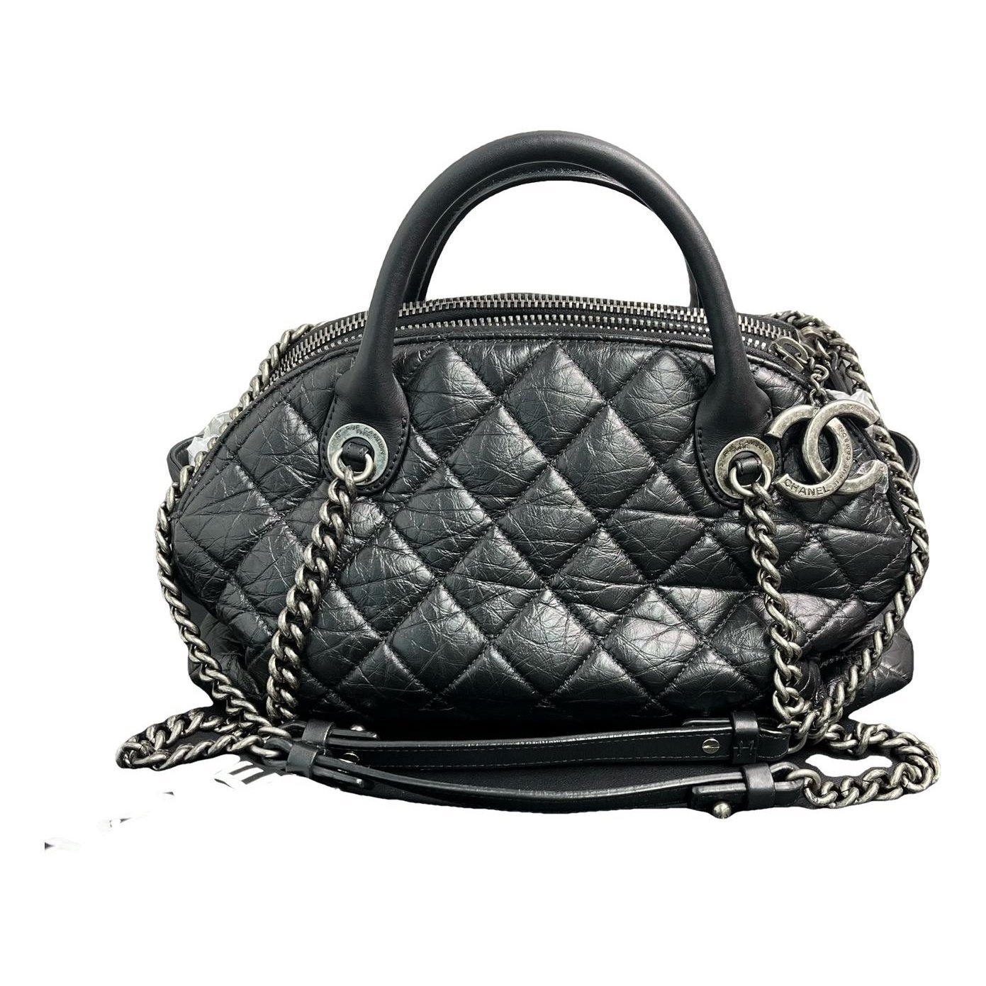 Leather handbag