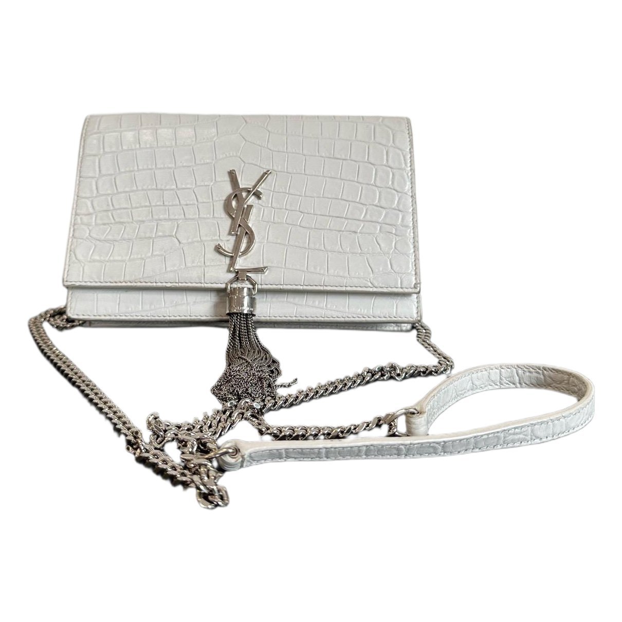 Pompom Kate leather handbag