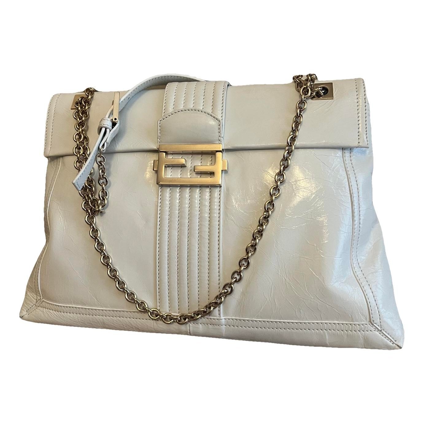 Baguette leather handbag