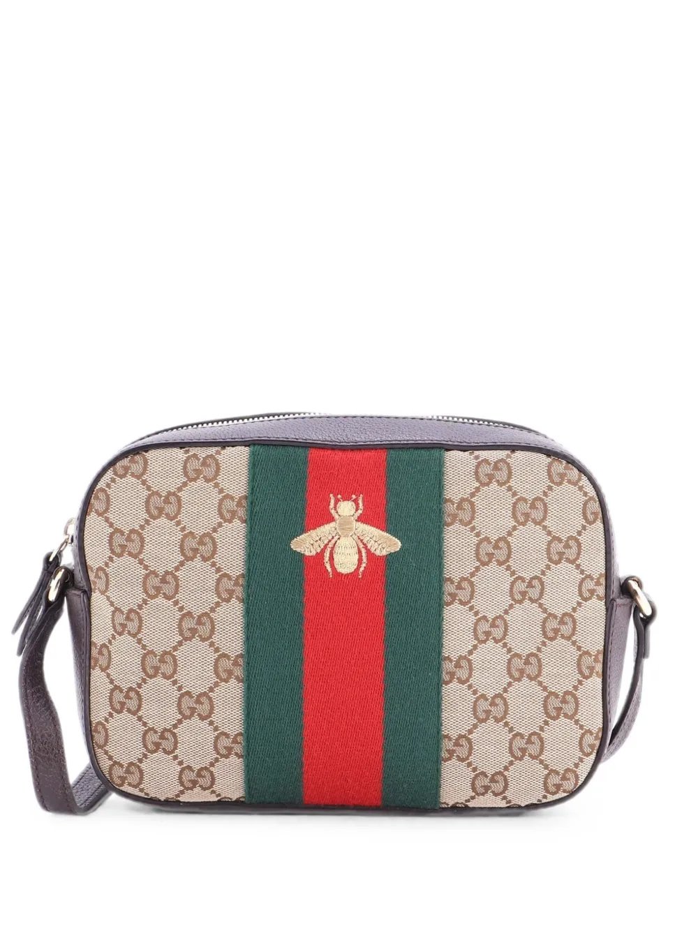 Bee Web Camera Bag GG Canvas crossbody bag
