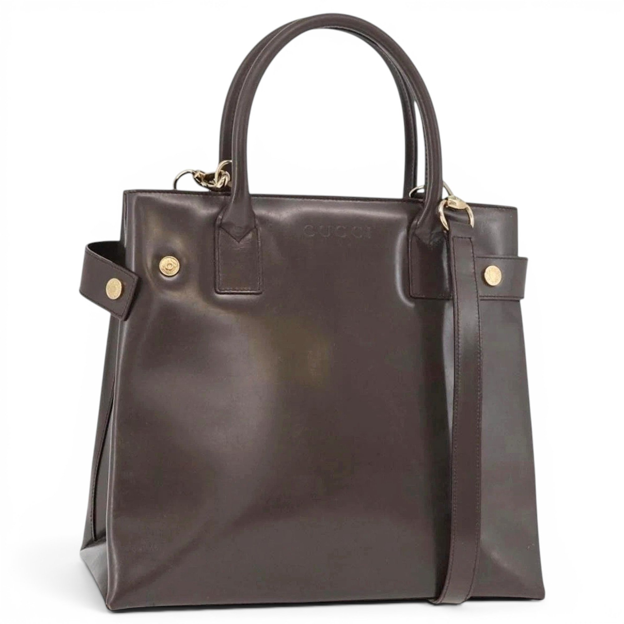 Leather handbag
