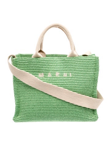 Raffia Messenger Bag