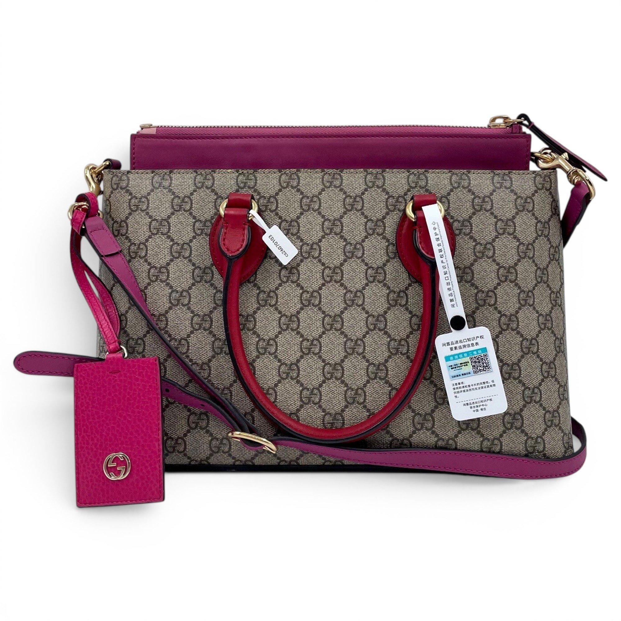 Leather crossbody bag