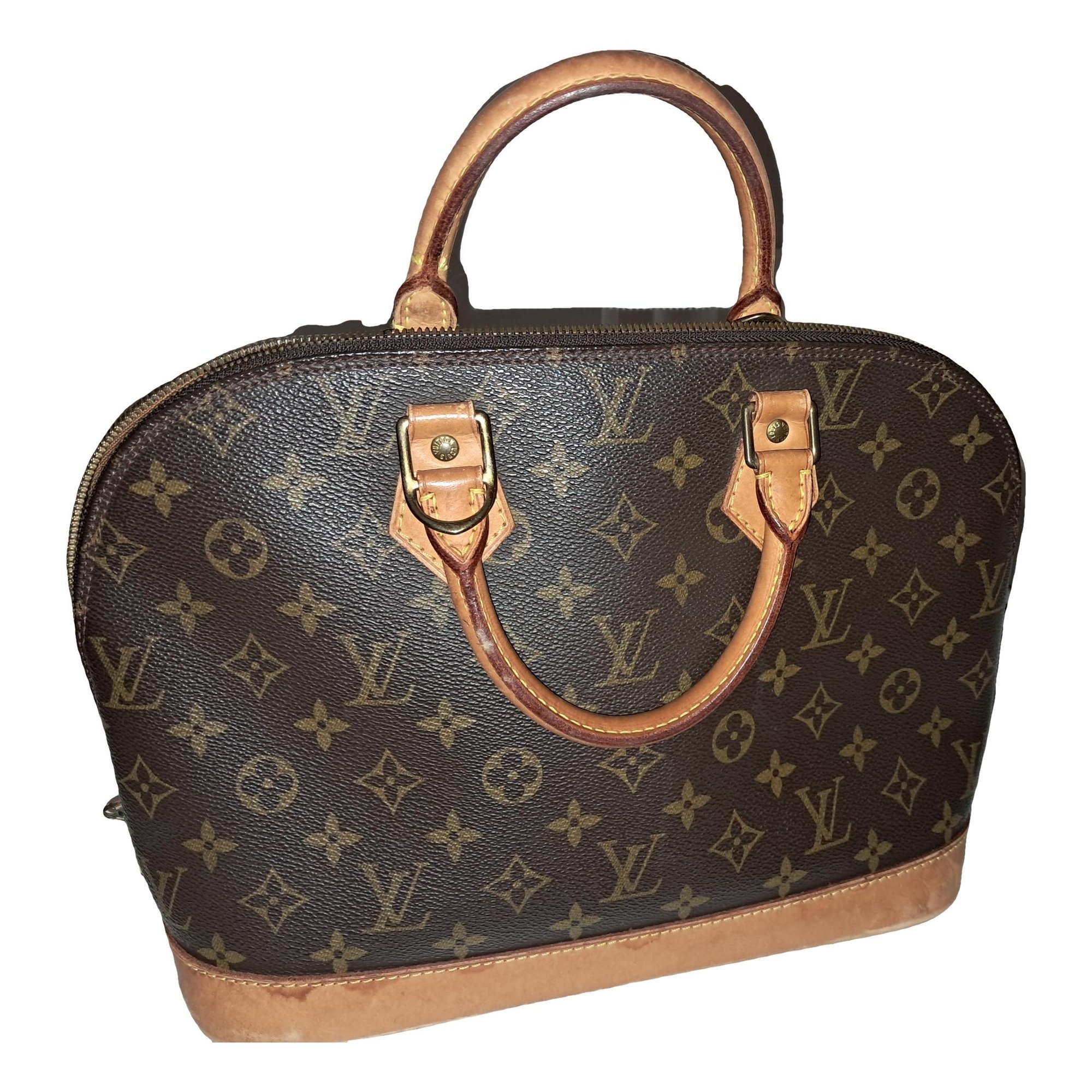 Louis Vuitton Alma cloth handbag
