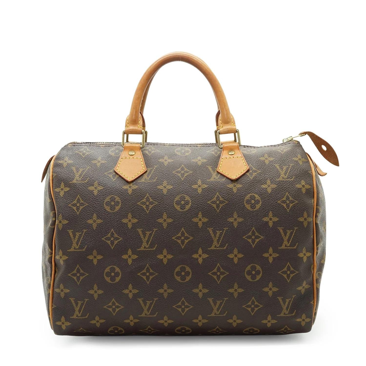 Speedy leather handbag