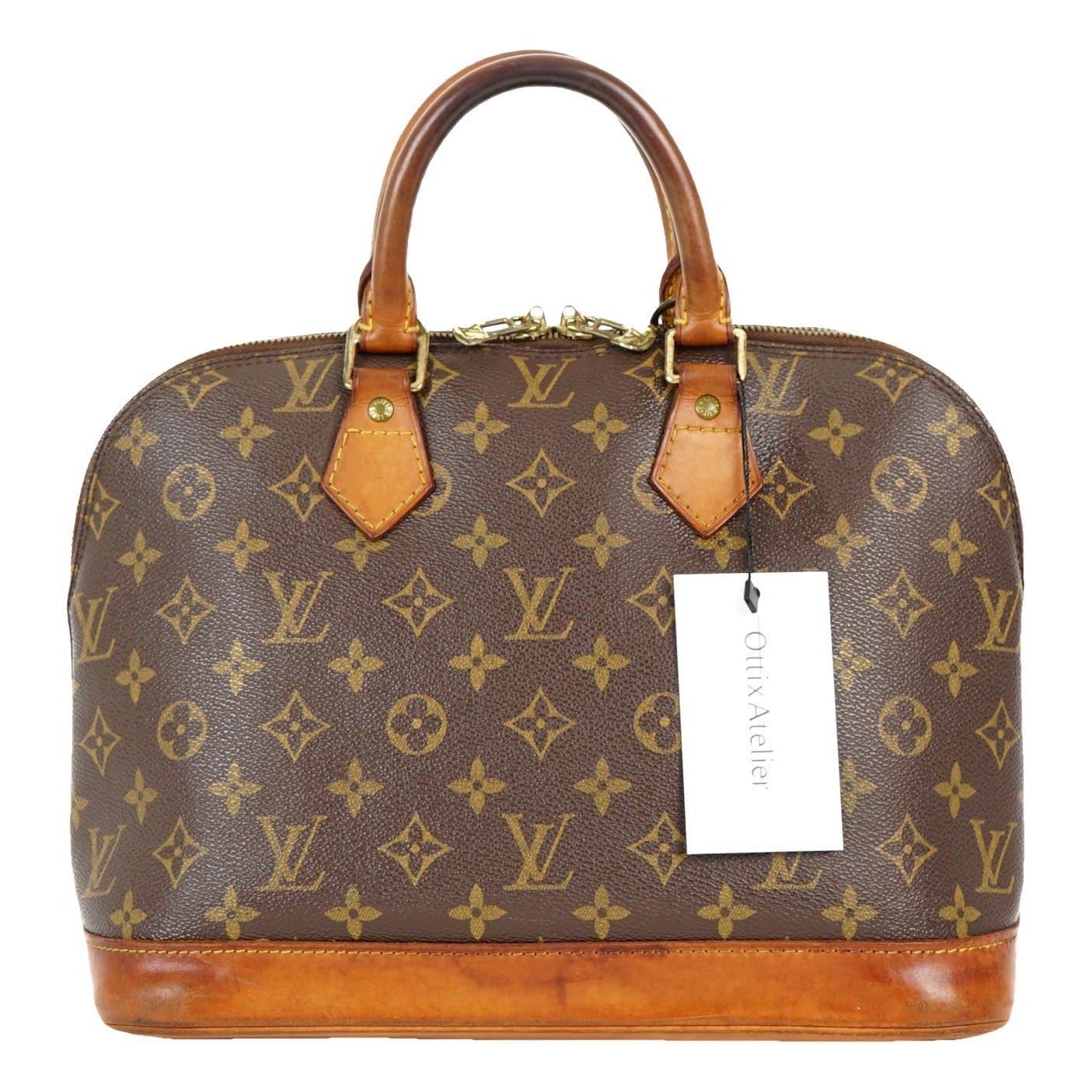 Alma leather handbag