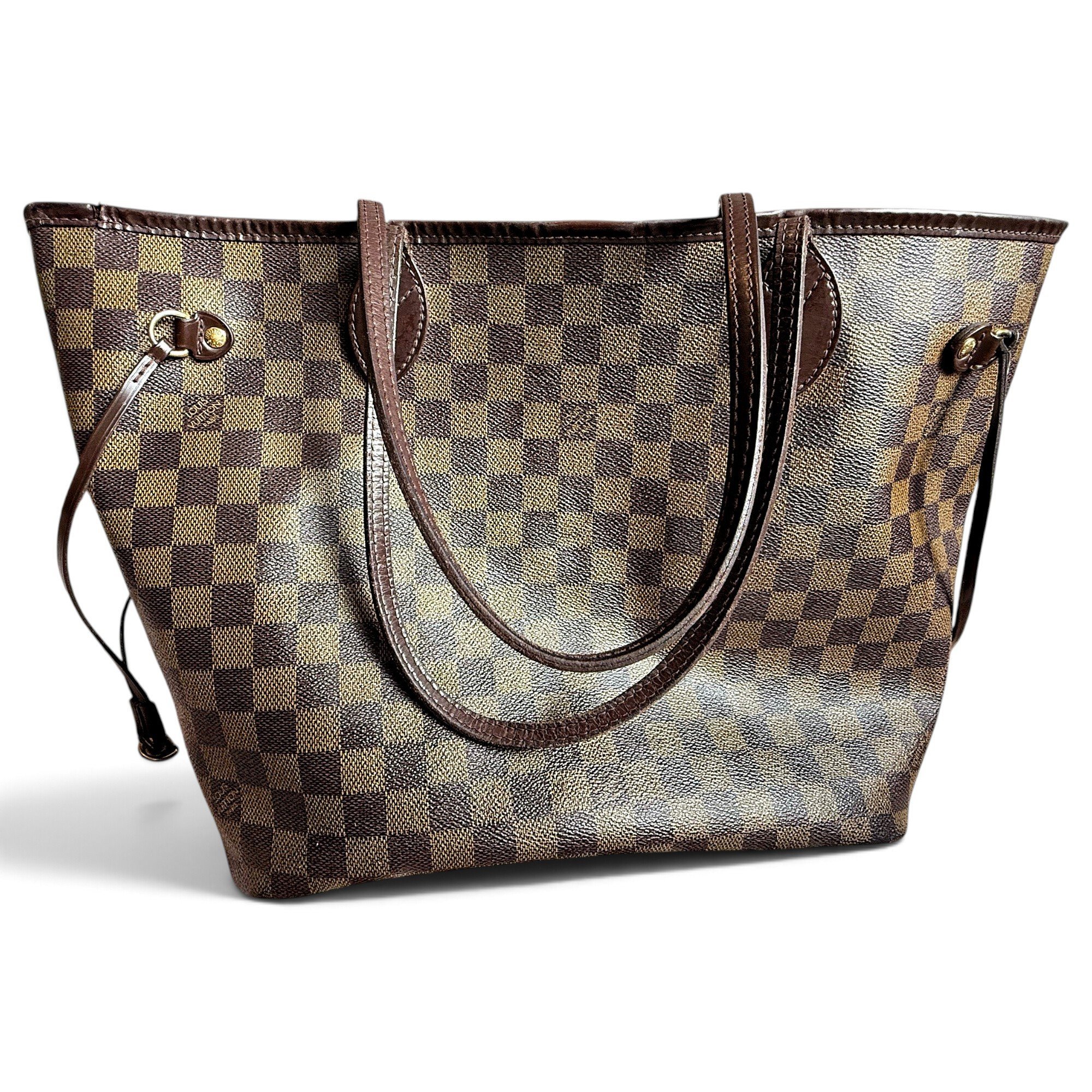 Louis Vuitton Neverfull leather tote