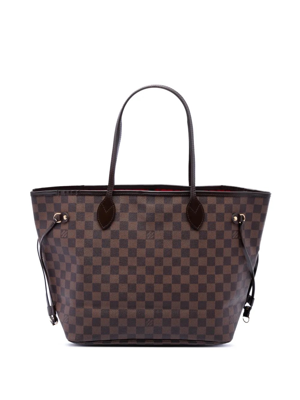 2009 Damier Ebene Neverfull MM tote bag