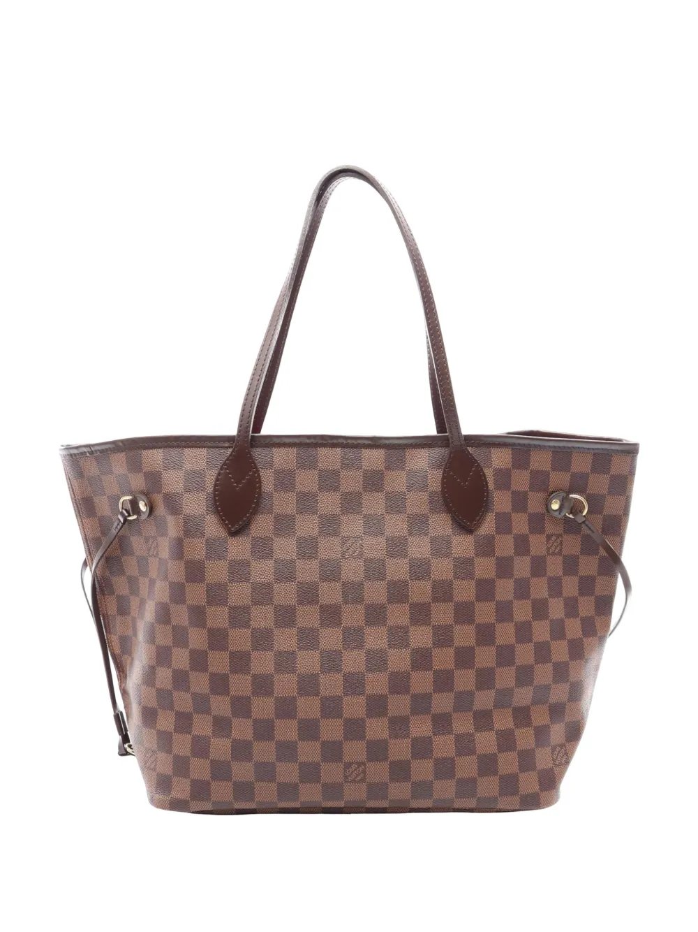 2010 Damier Ebene Neverfull MM tote bag