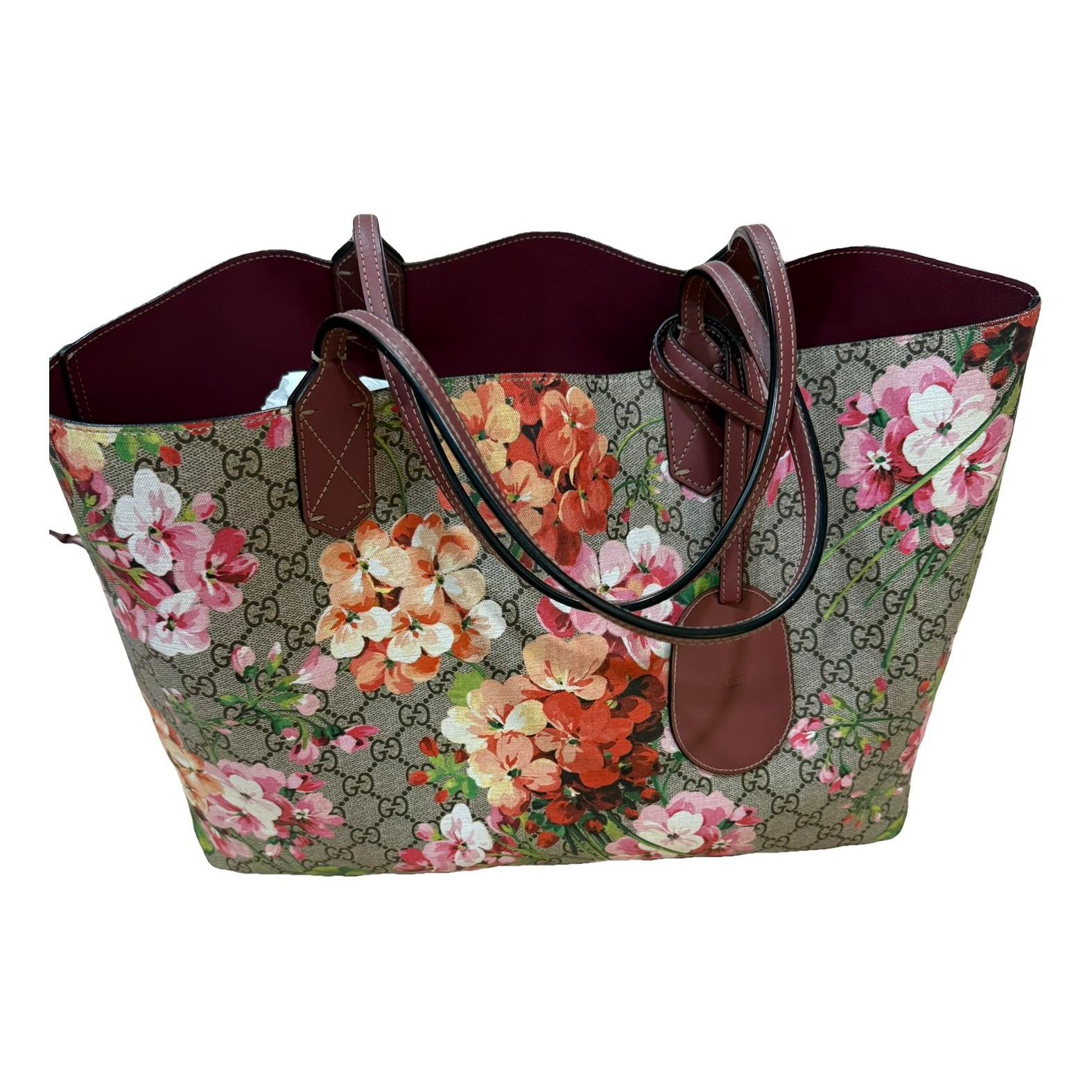 Leather handbag