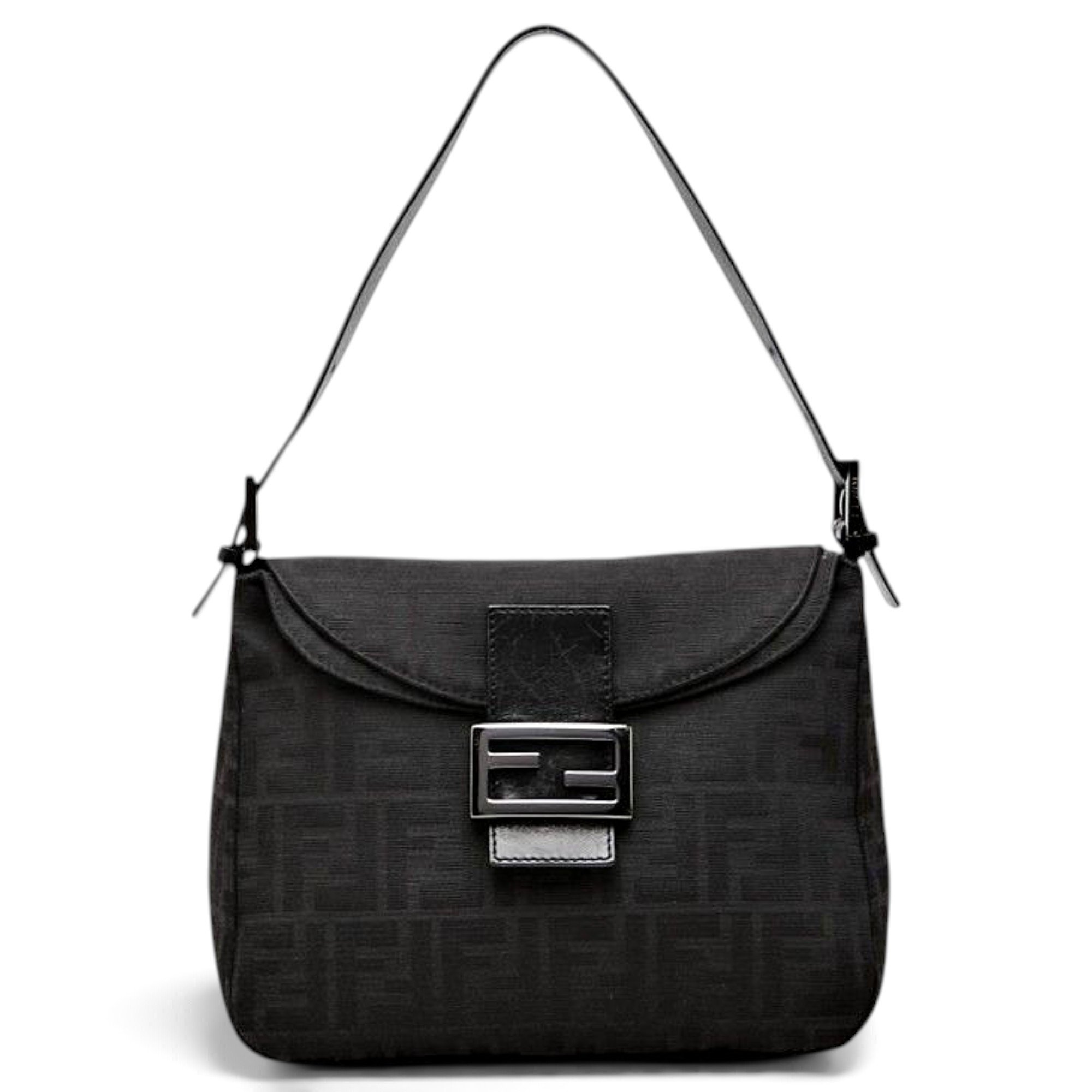 Pocket leather handbag