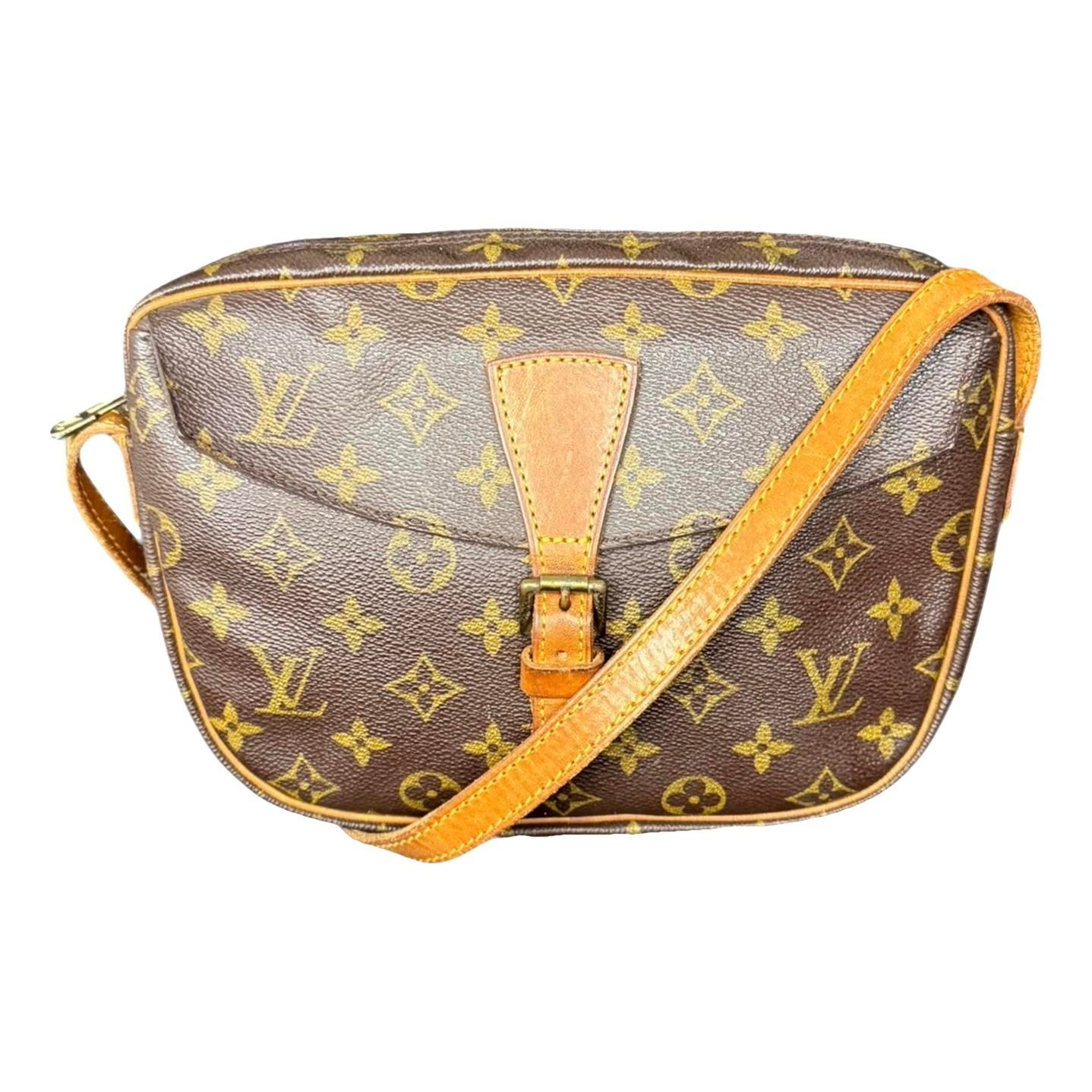Jeune fille leather crossbody bag