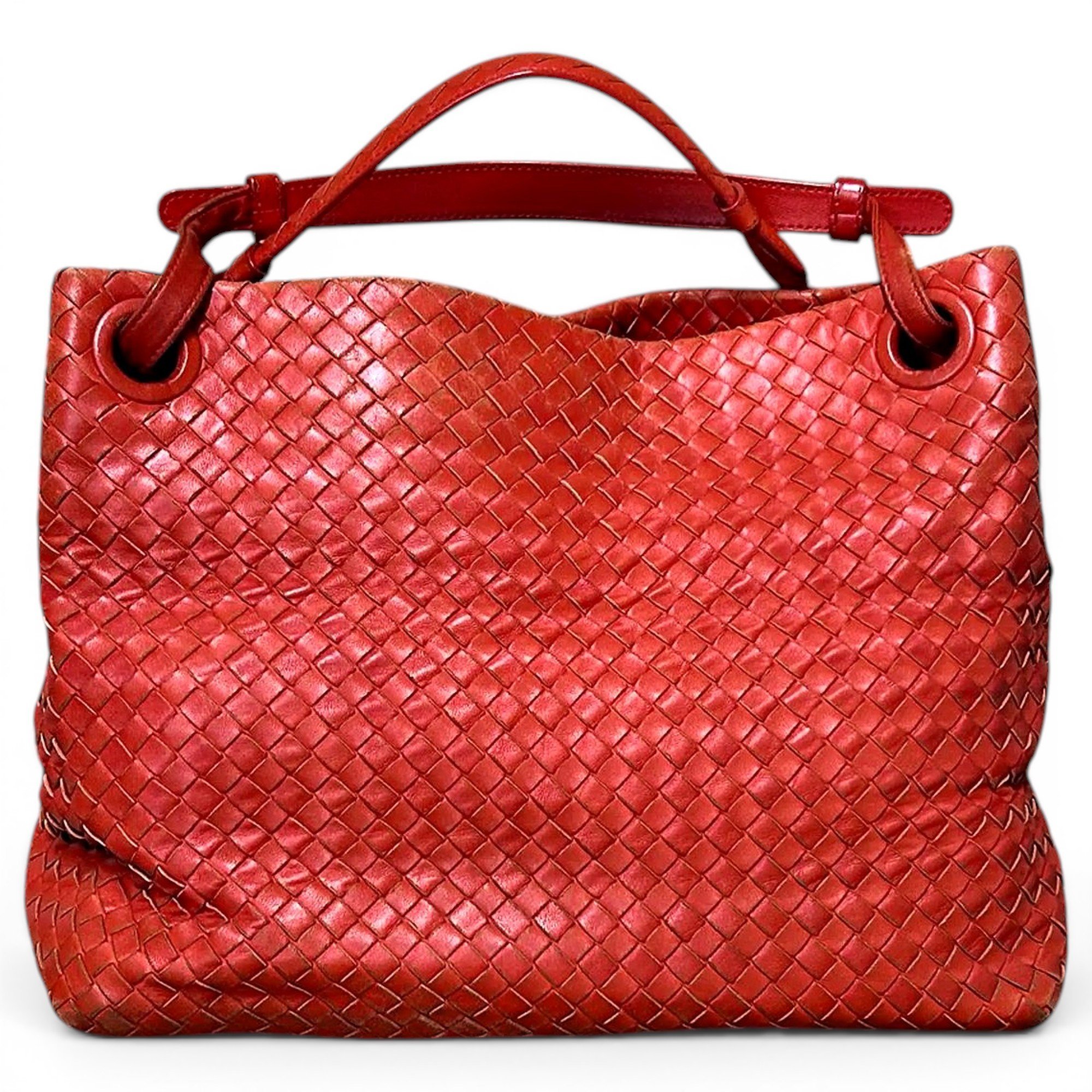Leather handbag