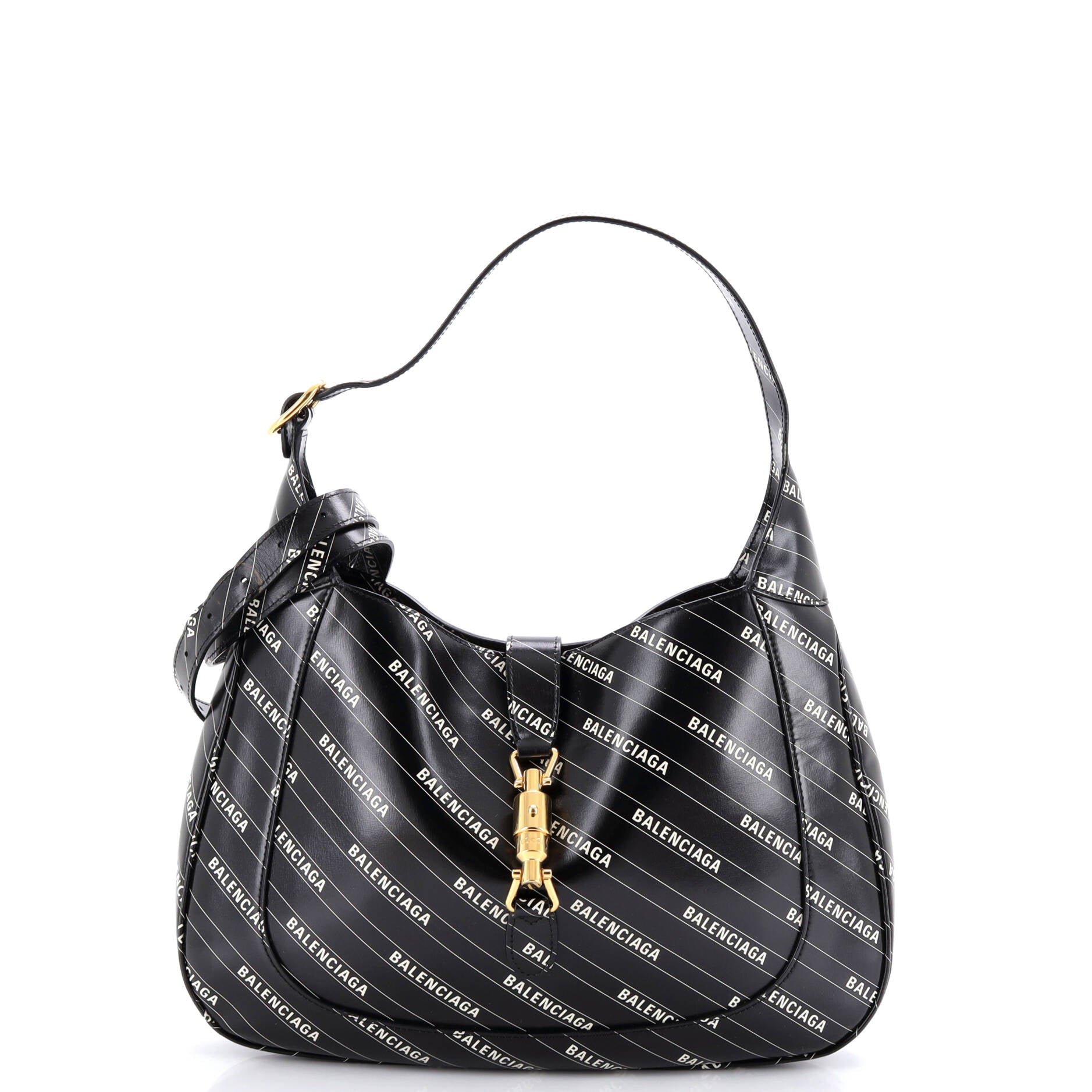 Gucci x Balenciaga The Hacker Project Jackie 1961 Hobo Printed Leather Medium