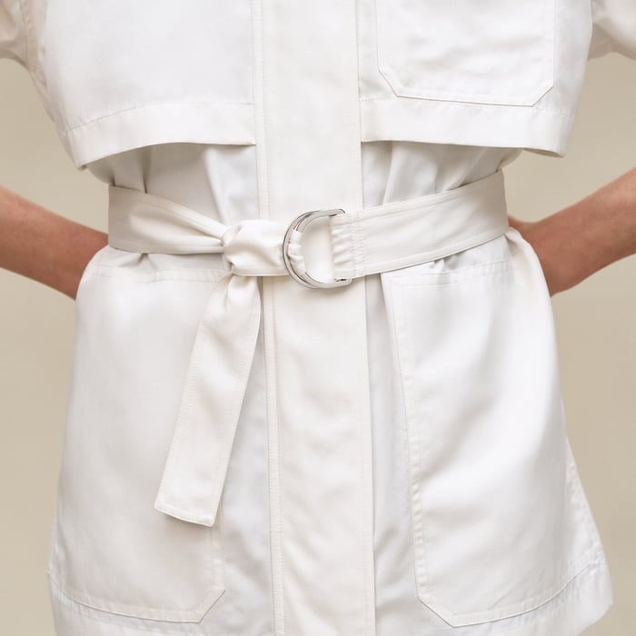 Blanc Cassé Short Safari Coat