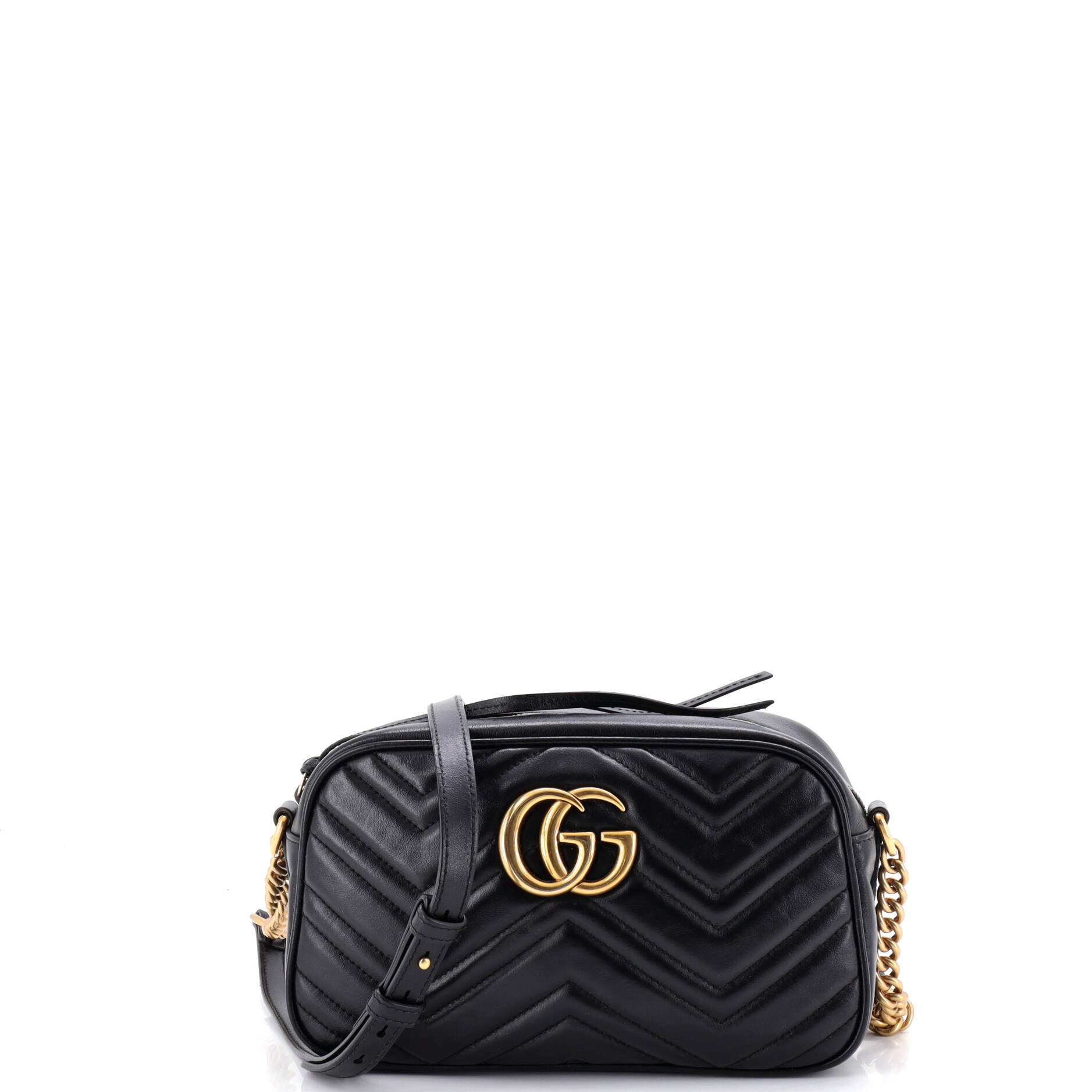Gucci GG Marmont Shoulder Bag Matelasse Leather Small