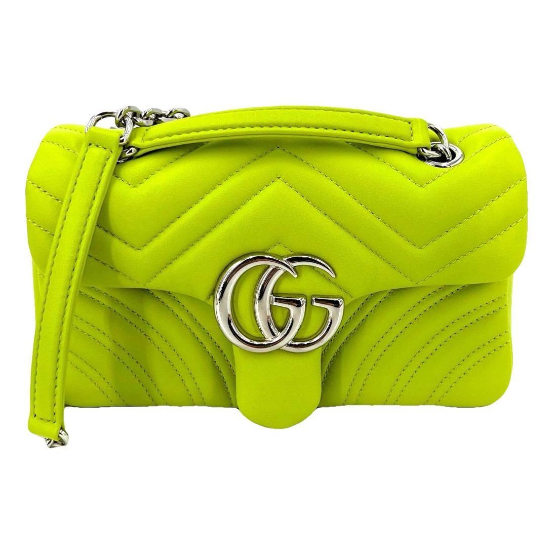 GG Marmont Flap leather crossbody bag