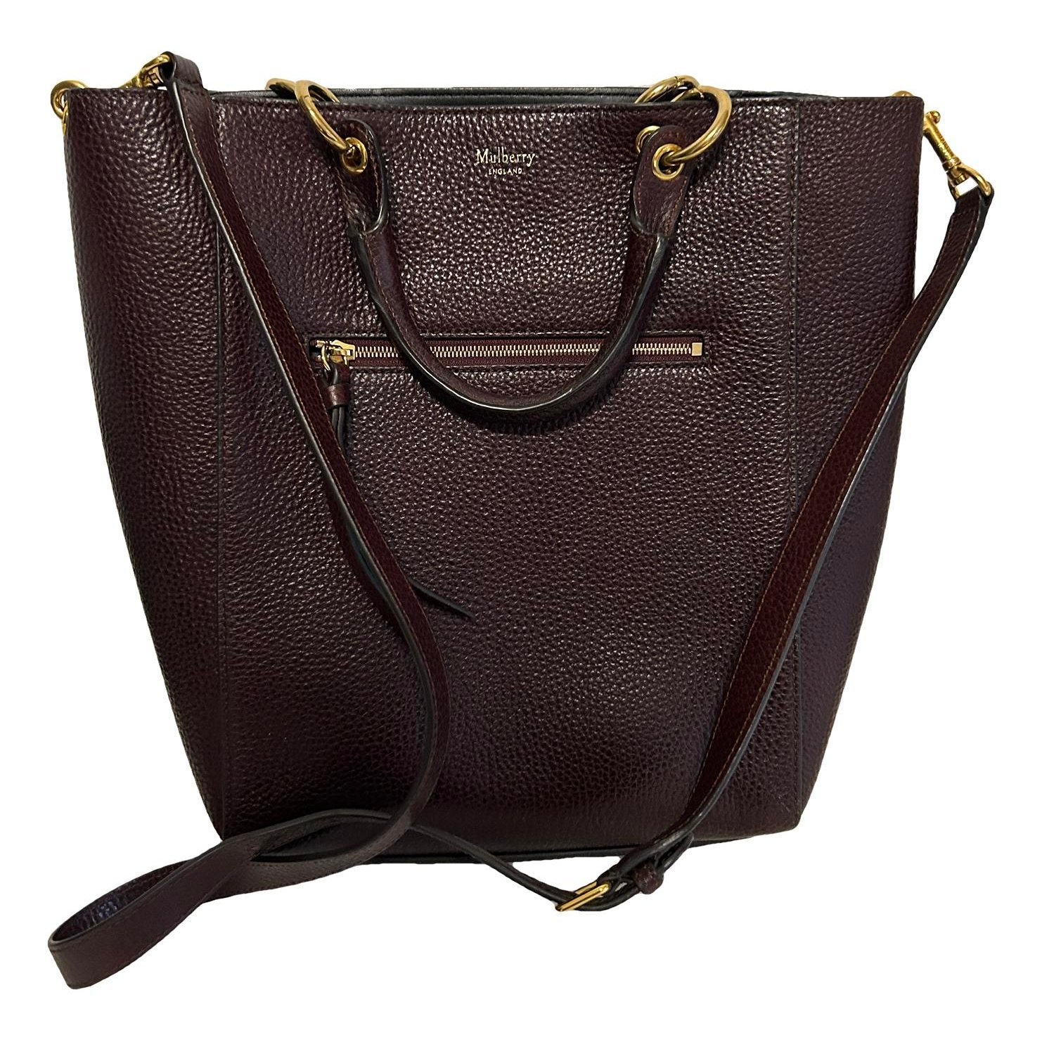 Leather tote